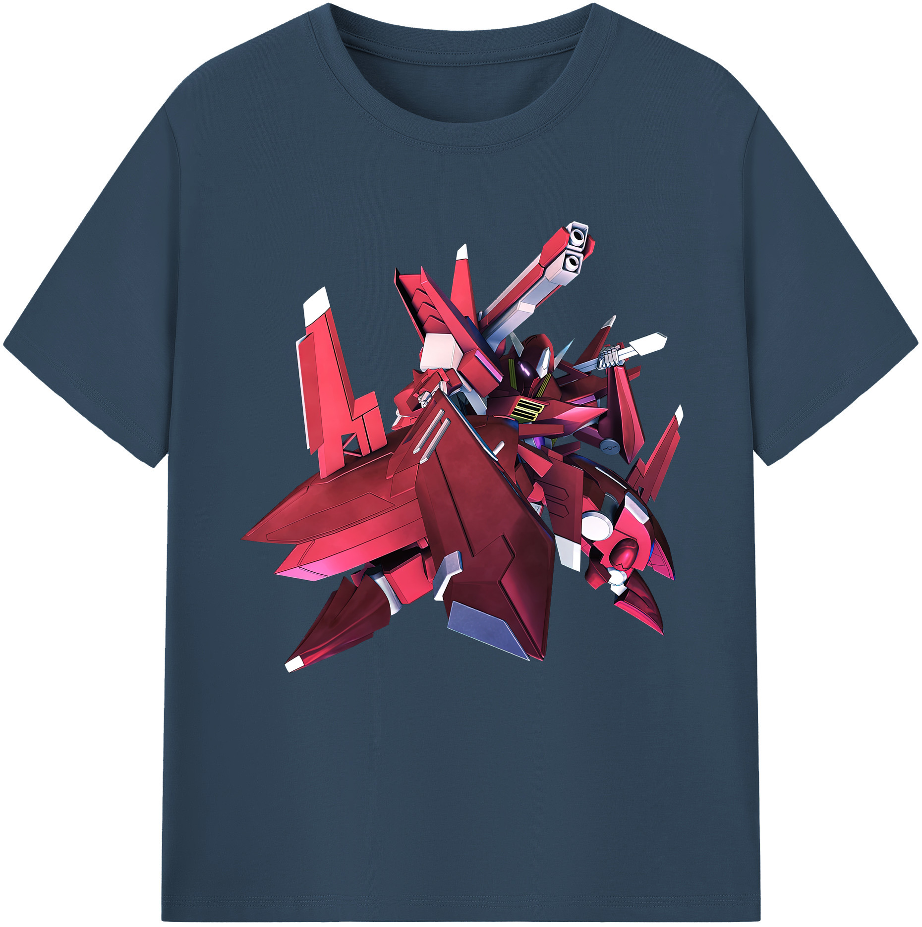 （画像用） 機動戦士ガンダム Mobile Suit Gundam レディースカジュアルプリントTシャツ（綿100％）