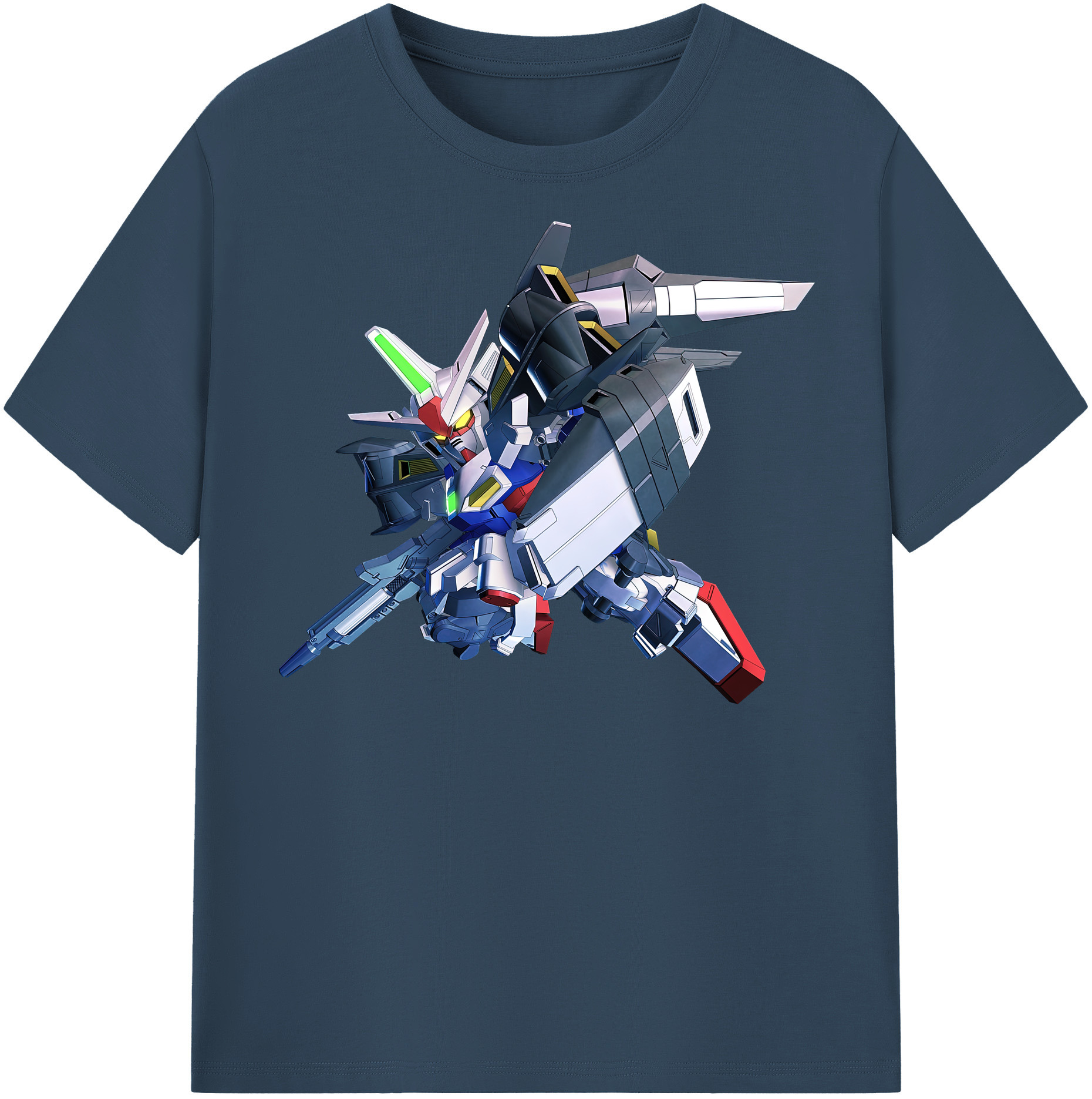 （画像用） 機動戦士ガンダム Mobile Suit Gundam レディースカジュアルプリントTシャツ（綿100％）