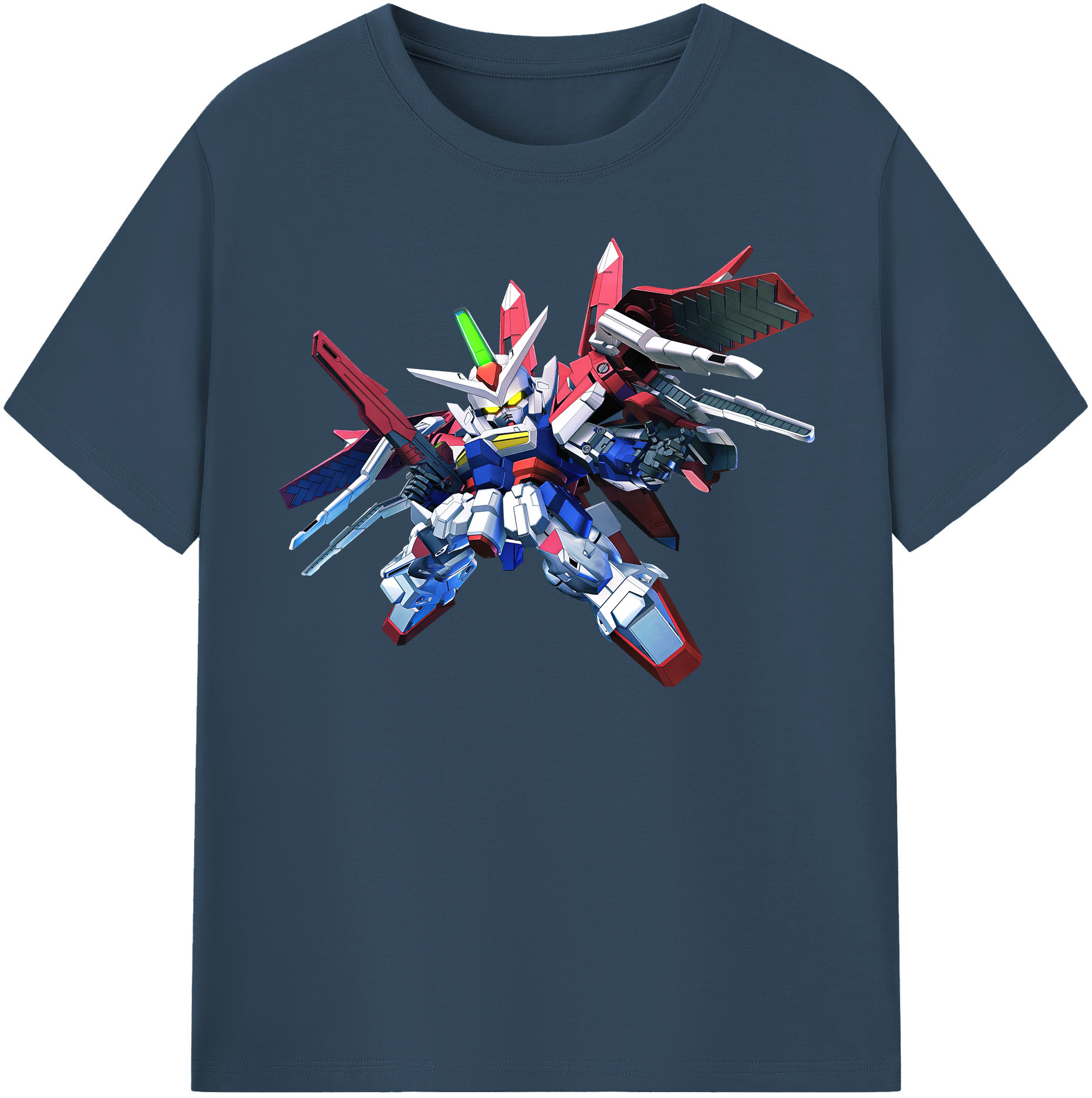 （画像用） 機動戦士ガンダム Mobile Suit Gundam レディースカジュアルプリントTシャツ（綿100％）