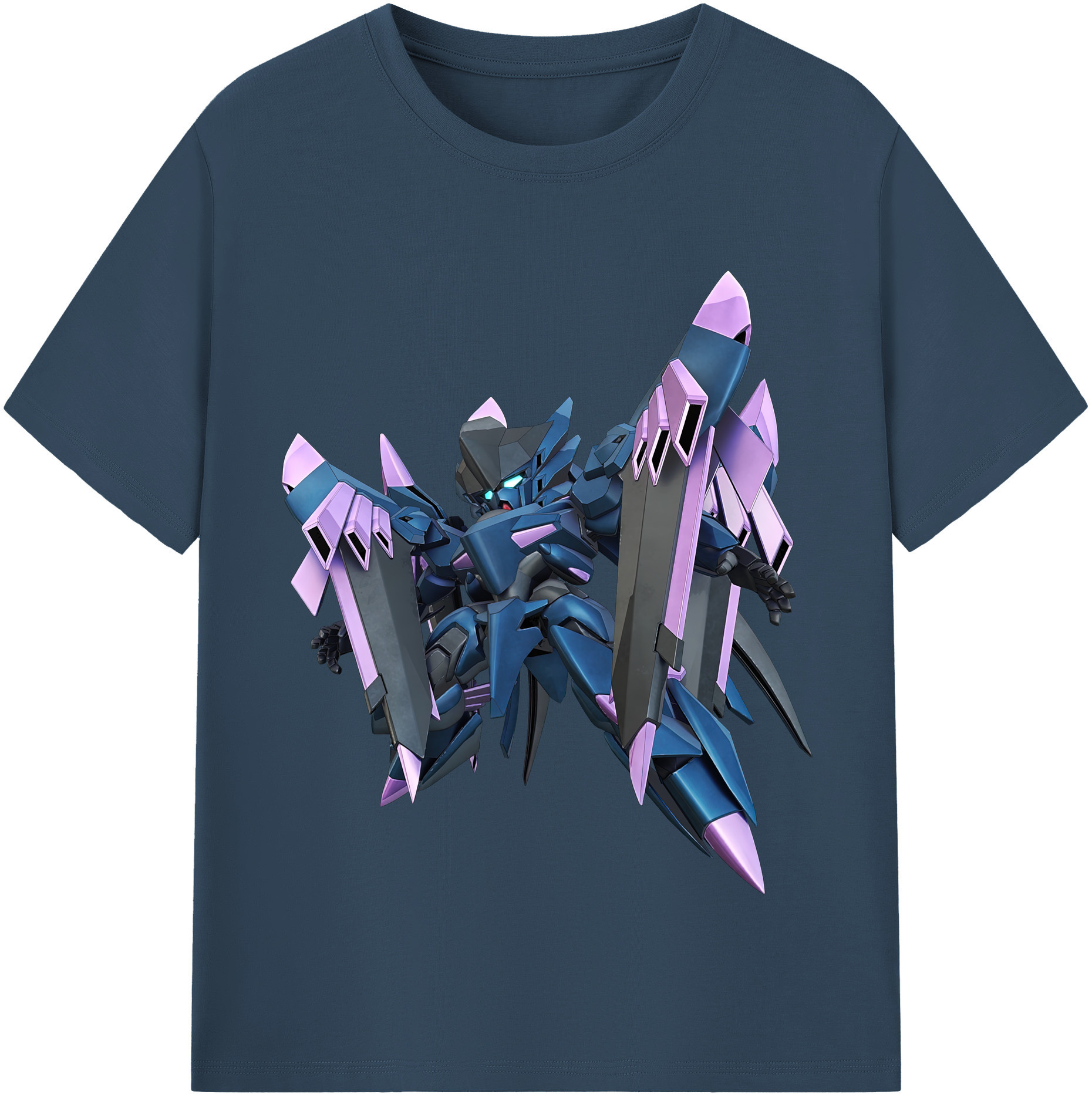 （画像用） 機動戦士ガンダム Mobile Suit Gundam レディースカジュアルプリントTシャツ（綿100％）