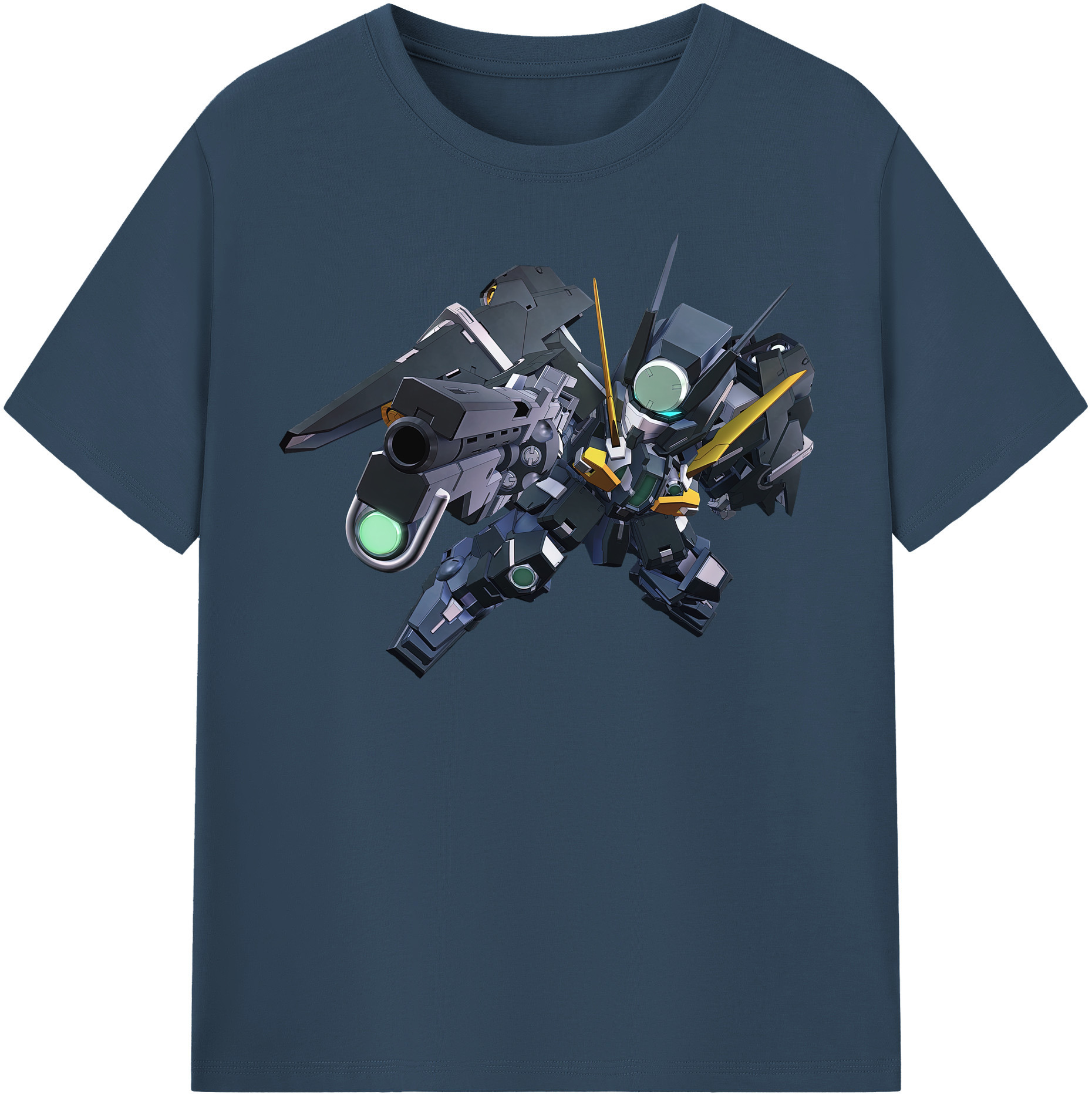 （画像用） 機動戦士ガンダム Mobile Suit Gundam レディースカジュアルプリントTシャツ（綿100％）