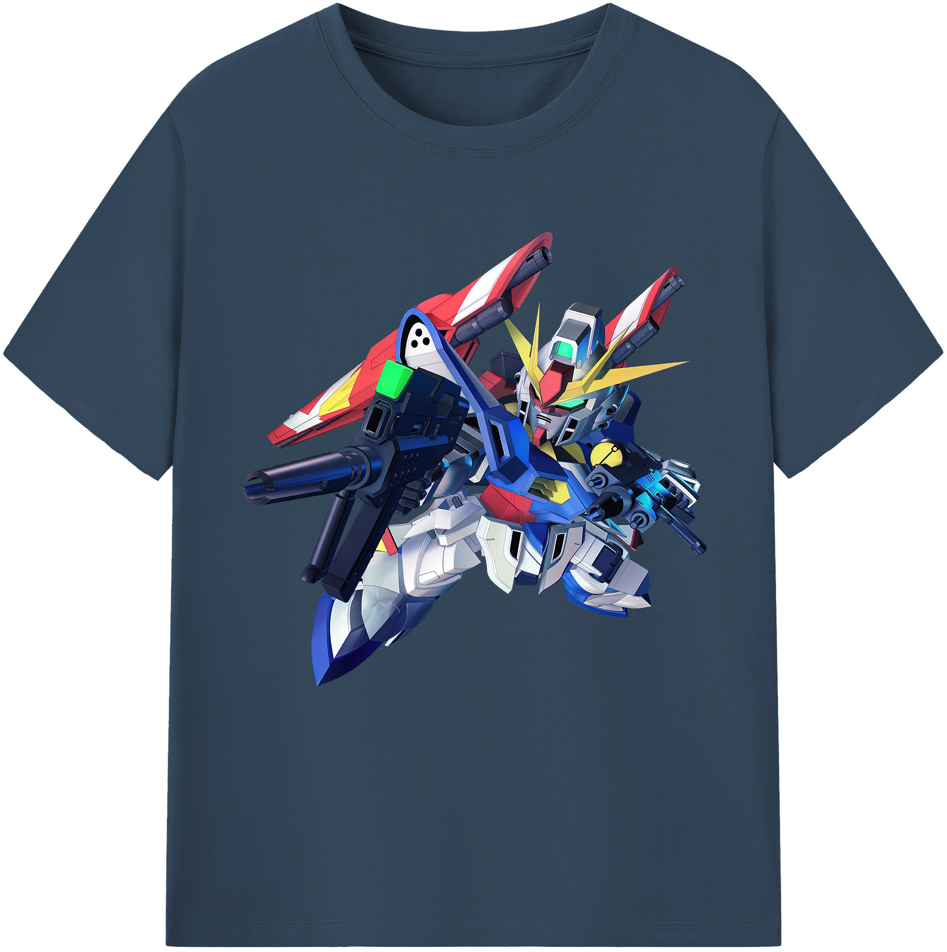 （画像用） 機動戦士ガンダム Mobile Suit Gundam レディースカジュアルプリントTシャツ（綿100％）