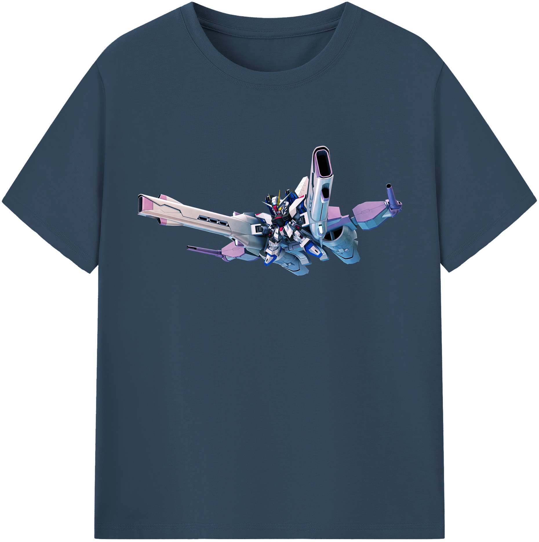（画像用） 機動戦士ガンダム Mobile Suit Gundam レディースカジュアルプリントTシャツ（綿100％）