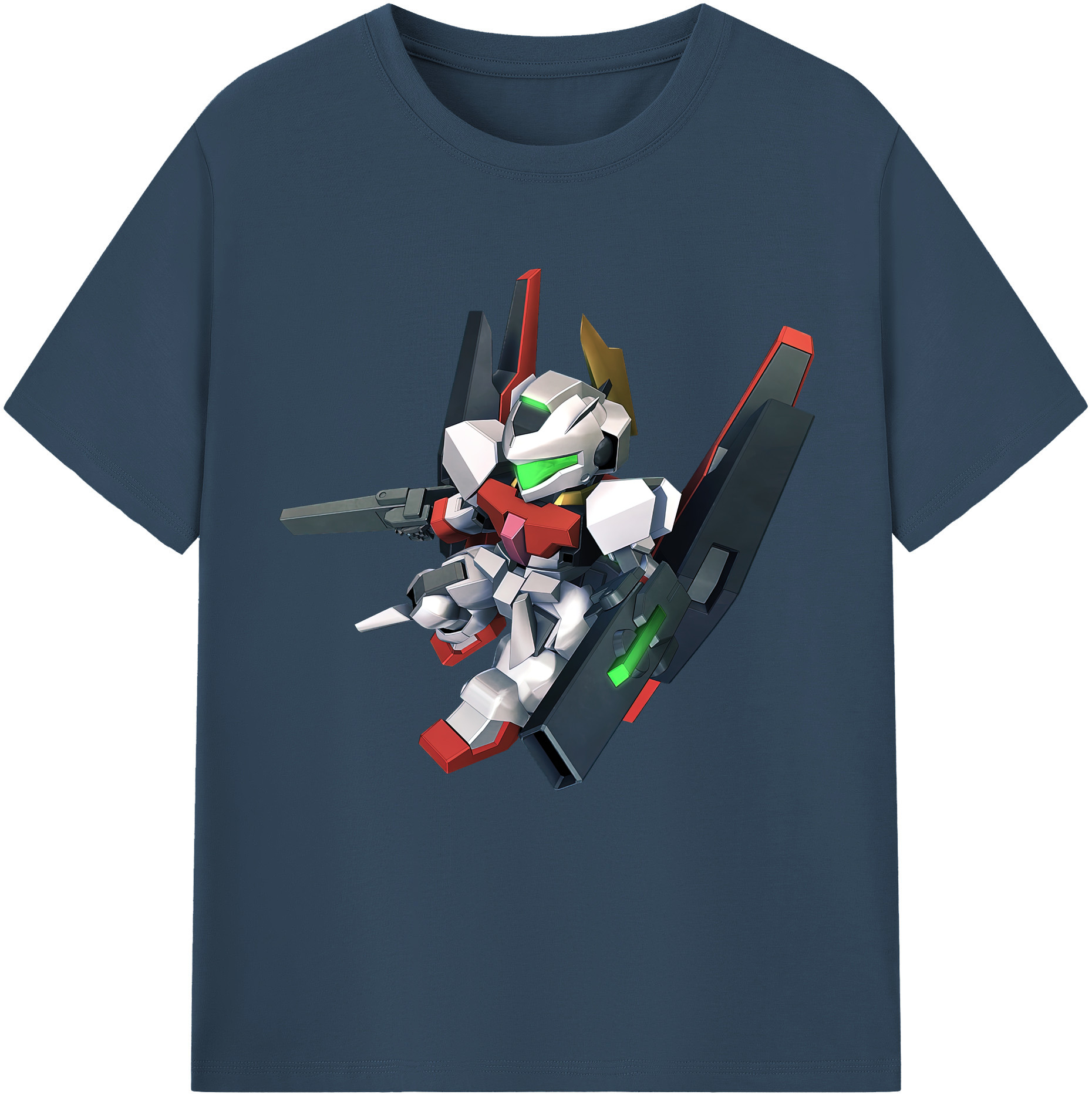 （画像用） 機動戦士ガンダム Mobile Suit Gundam レディースカジュアルプリントTシャツ（綿100％）