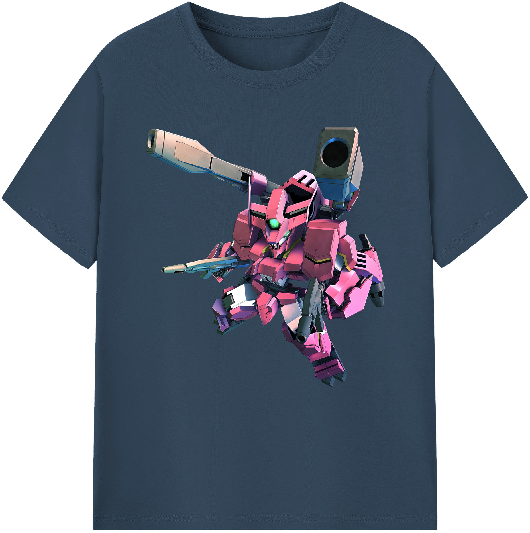 （画像用） 機動戦士ガンダム Mobile Suit Gundam レディースカジュアルプリントTシャツ（綿100％）