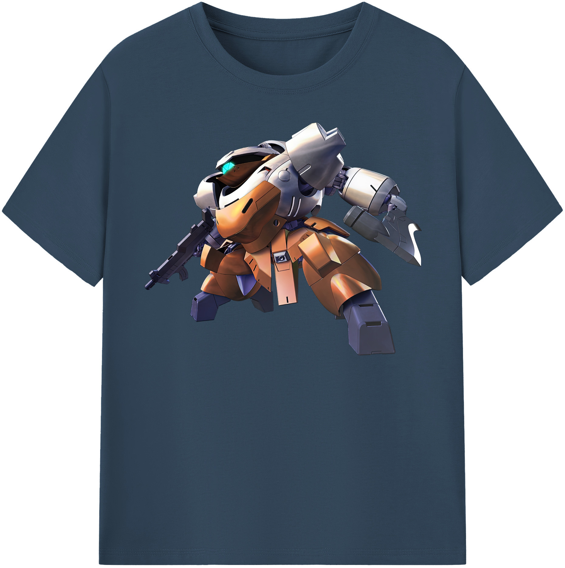 （画像用） 機動戦士ガンダム Mobile Suit Gundam レディースカジュアルプリントTシャツ（綿100％）