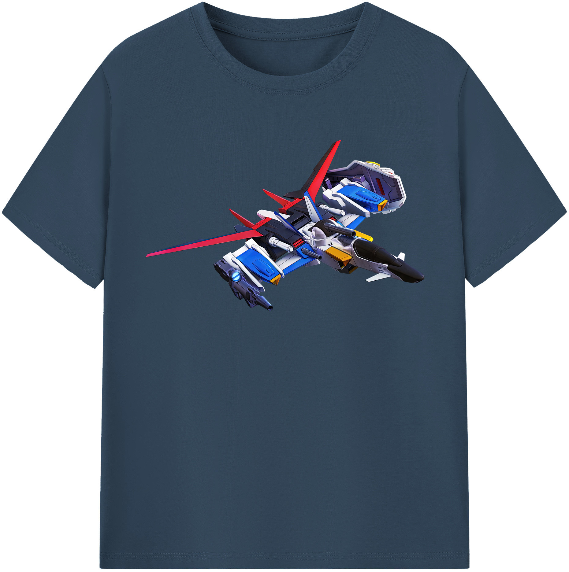 （画像用） 機動戦士ガンダム Mobile Suit Gundam レディースカジュアルプリントTシャツ（綿100％）