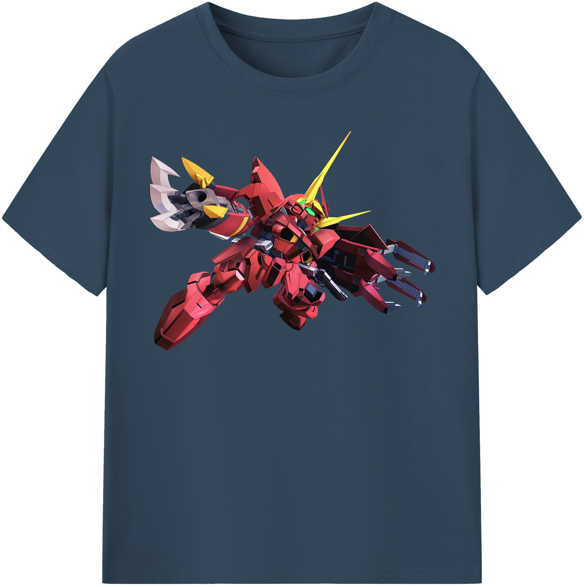 （画像用） 機動戦士ガンダム Mobile Suit Gundam レディースカジュアルプリントTシャツ（綿100％）