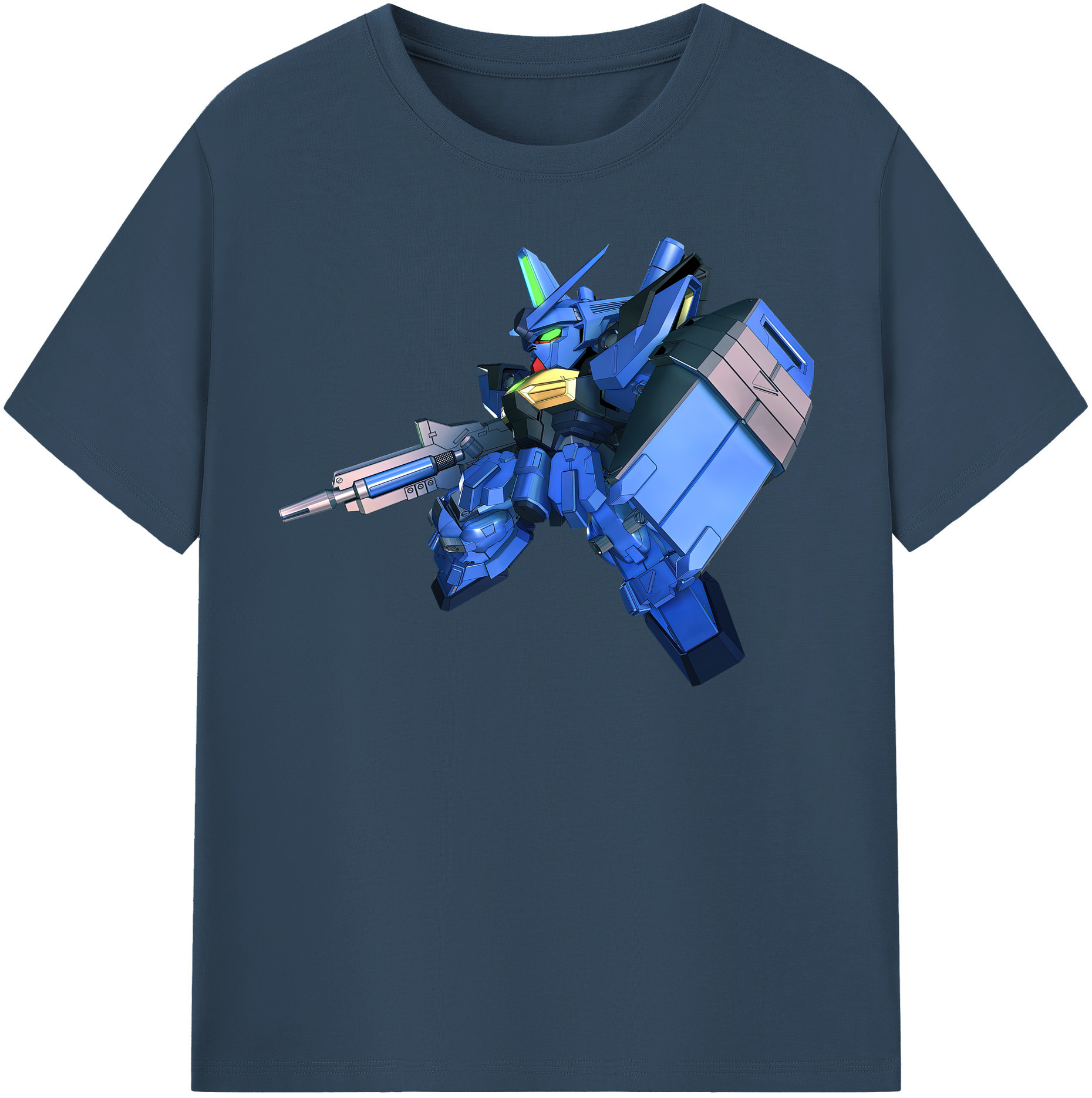 （画像用） 機動戦士ガンダム Mobile Suit Gundam レディースカジュアルプリントTシャツ（綿100％）