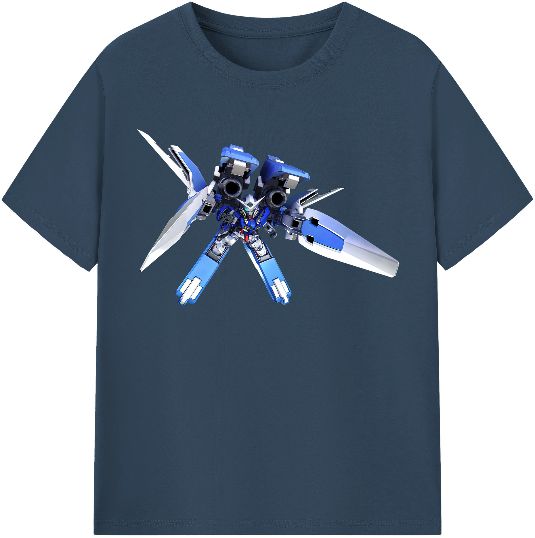 （画像用） 機動戦士ガンダム Mobile Suit Gundam レディースカジュアルプリントTシャツ（綿100％）