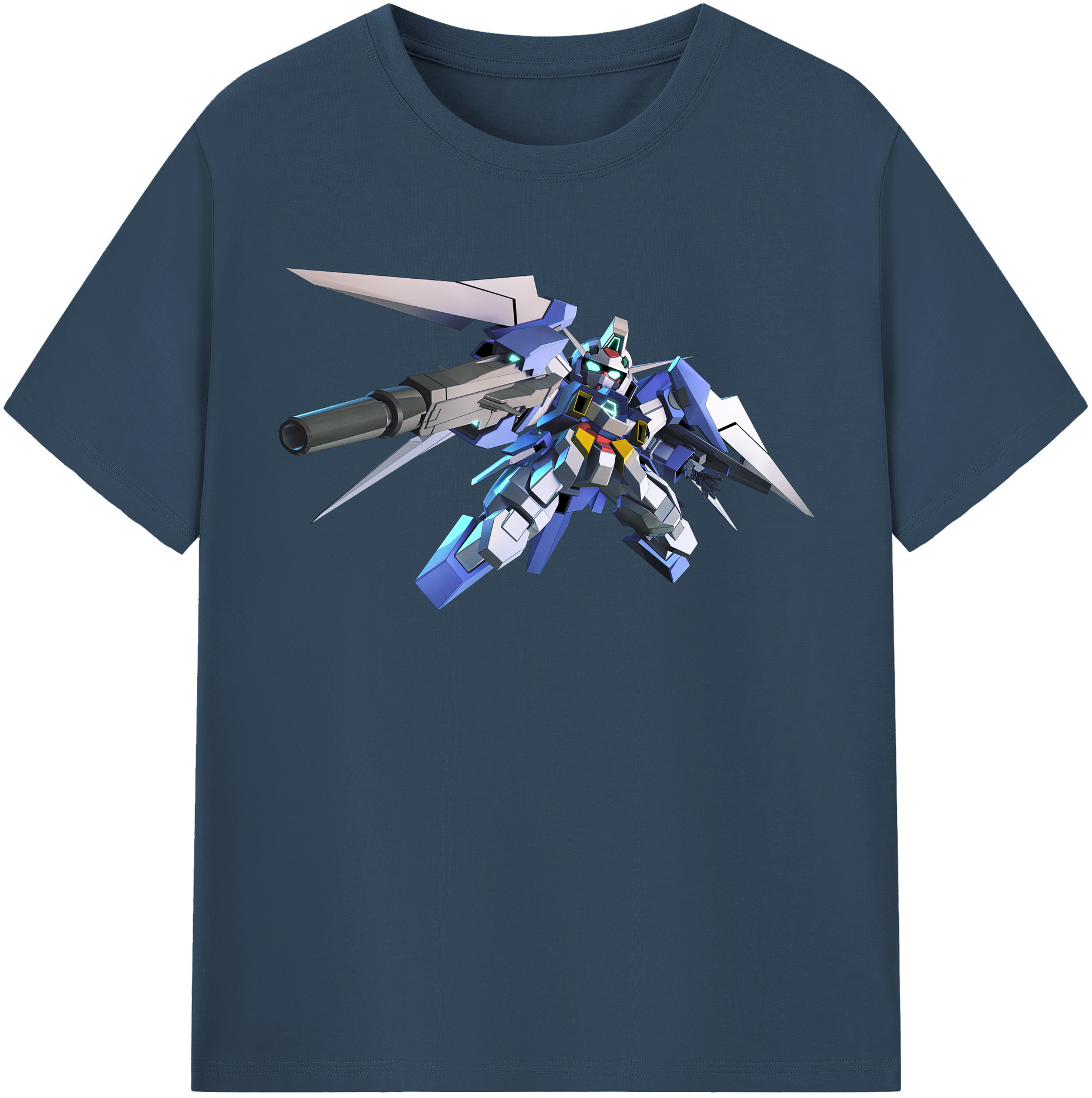 （画像用） 機動戦士ガンダム Mobile Suit Gundam レディースカジュアルプリントTシャツ（綿100％）