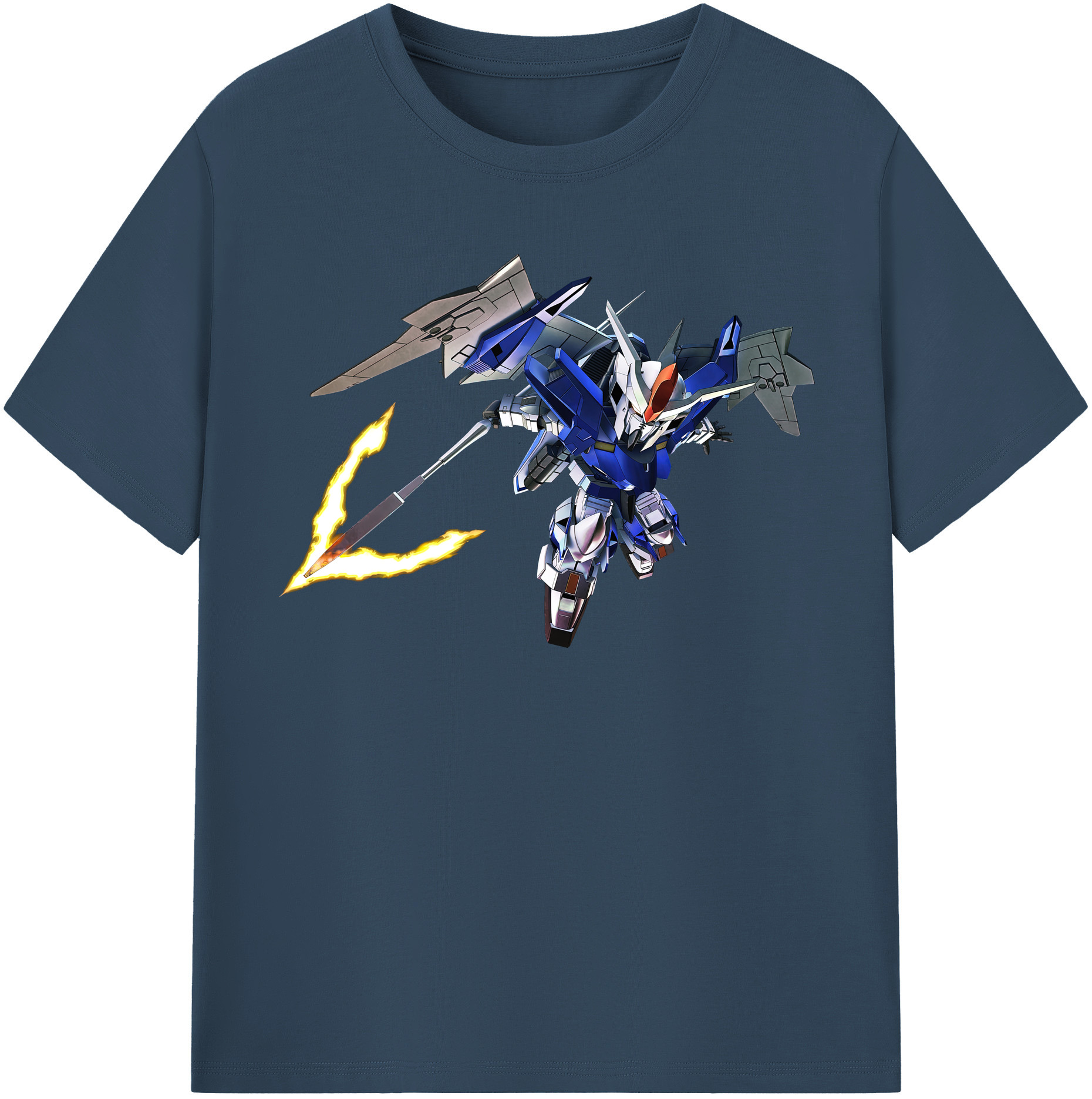 （画像用） 機動戦士ガンダム Mobile Suit Gundam レディースカジュアルプリントTシャツ（綿100％）