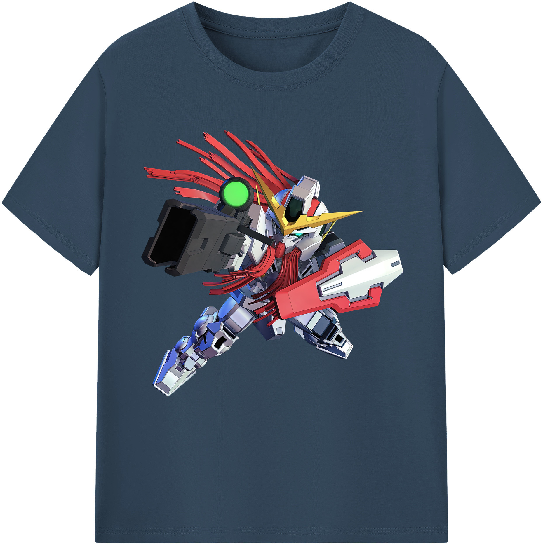 （画像用） 機動戦士ガンダム Mobile Suit Gundam レディースカジュアルプリントTシャツ（綿100％）