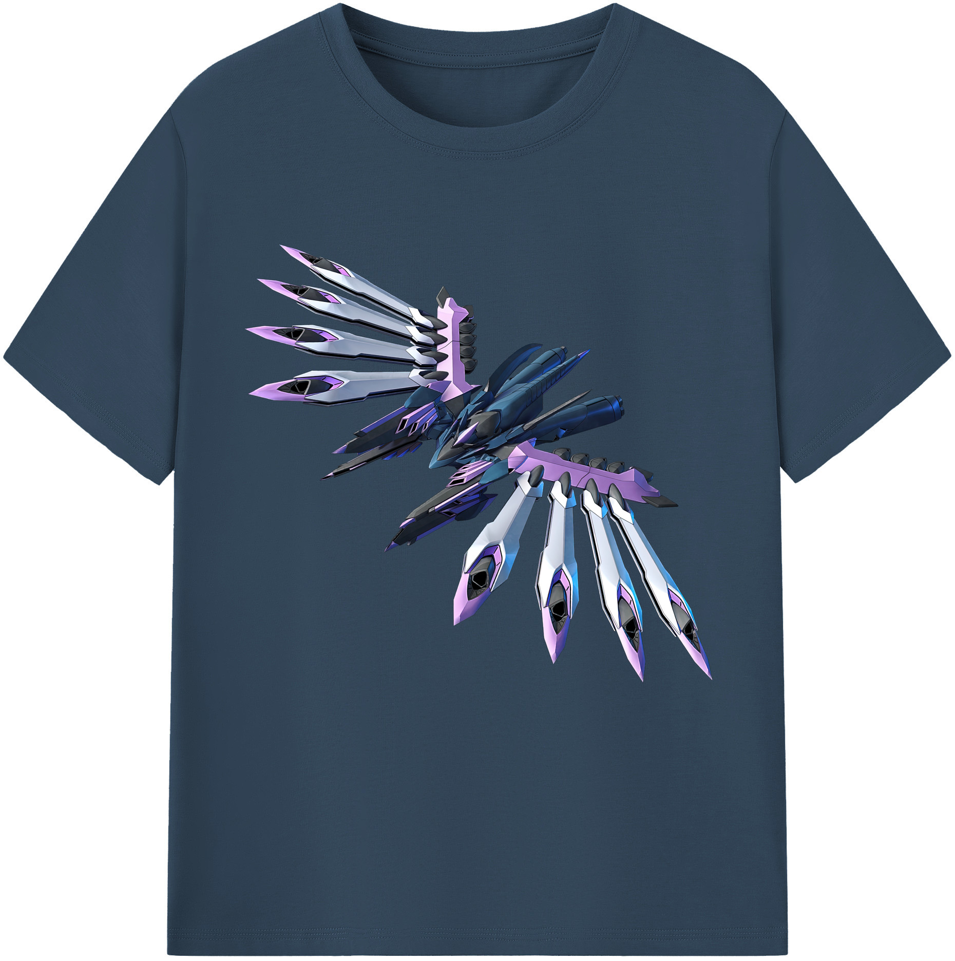 （画像用） 機動戦士ガンダム Mobile Suit Gundam レディースカジュアルプリントTシャツ（綿100％）