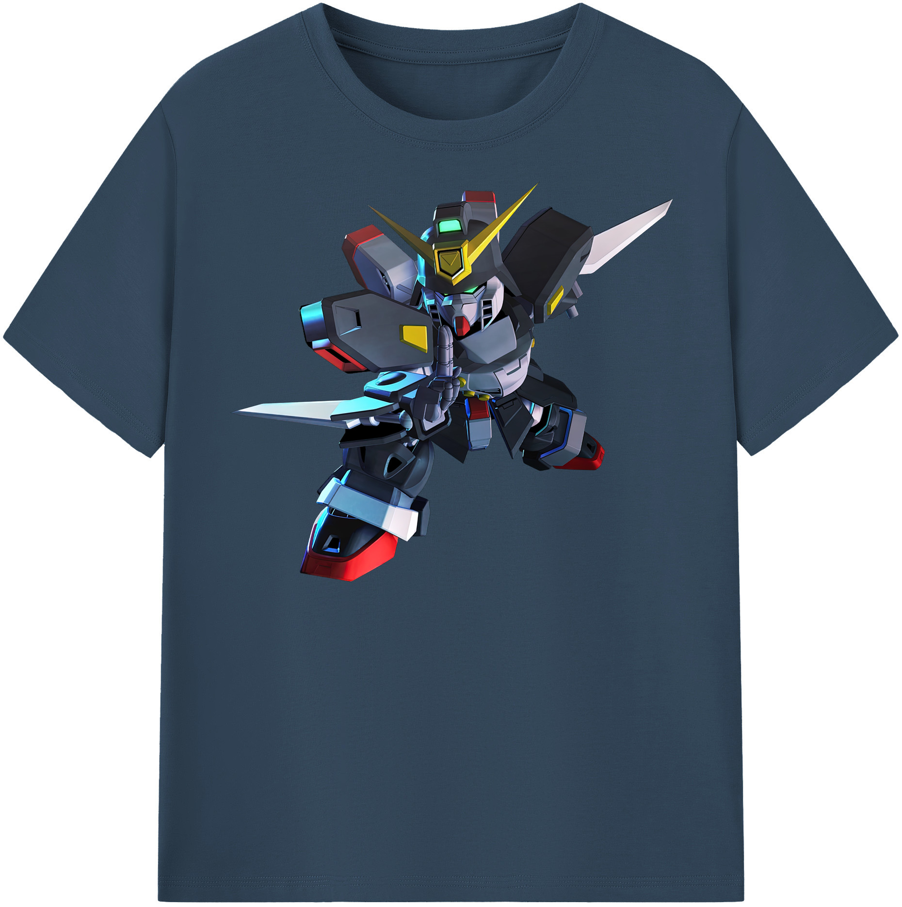 （画像用） 機動戦士ガンダム Mobile Suit Gundam レディースカジュアルプリントTシャツ（綿100％）