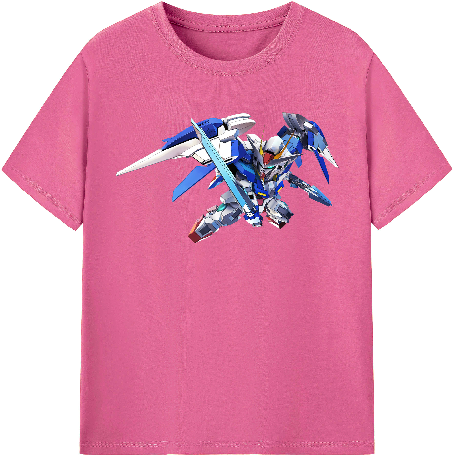 （画像用） 機動戦士ガンダム Mobile Suit Gundam レディースカジュアルプリントTシャツ（綿100％）