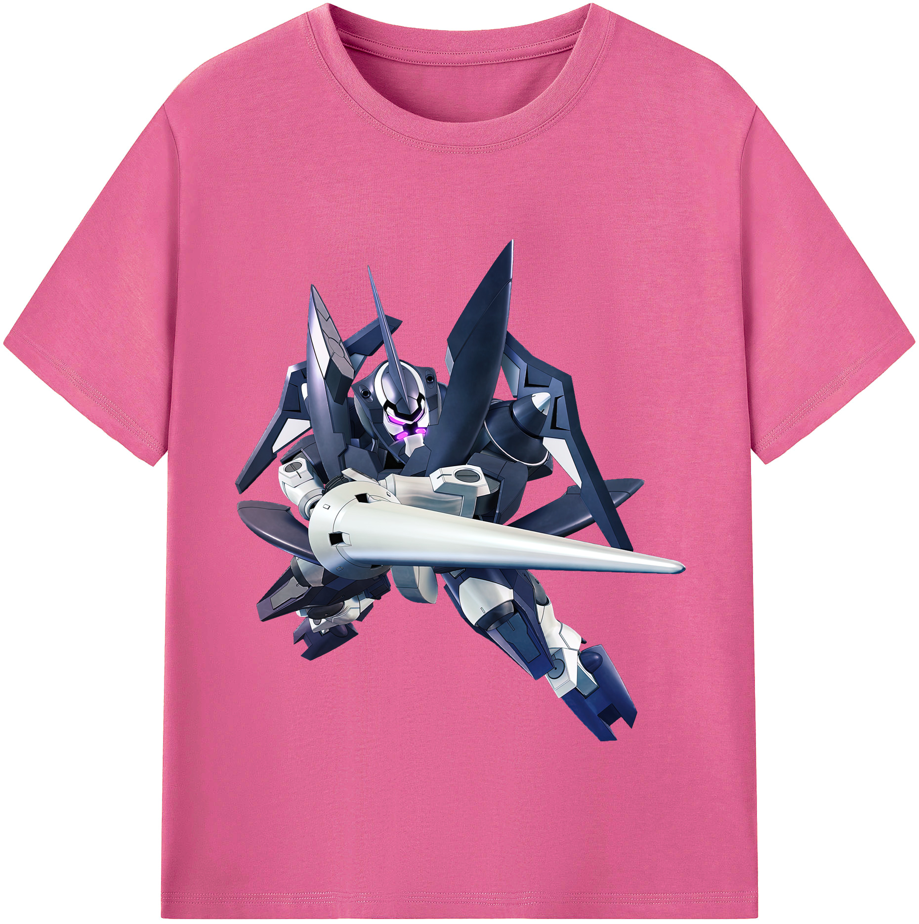 （画像用） 機動戦士ガンダム Mobile Suit Gundam レディースカジュアルプリントTシャツ（綿100％）