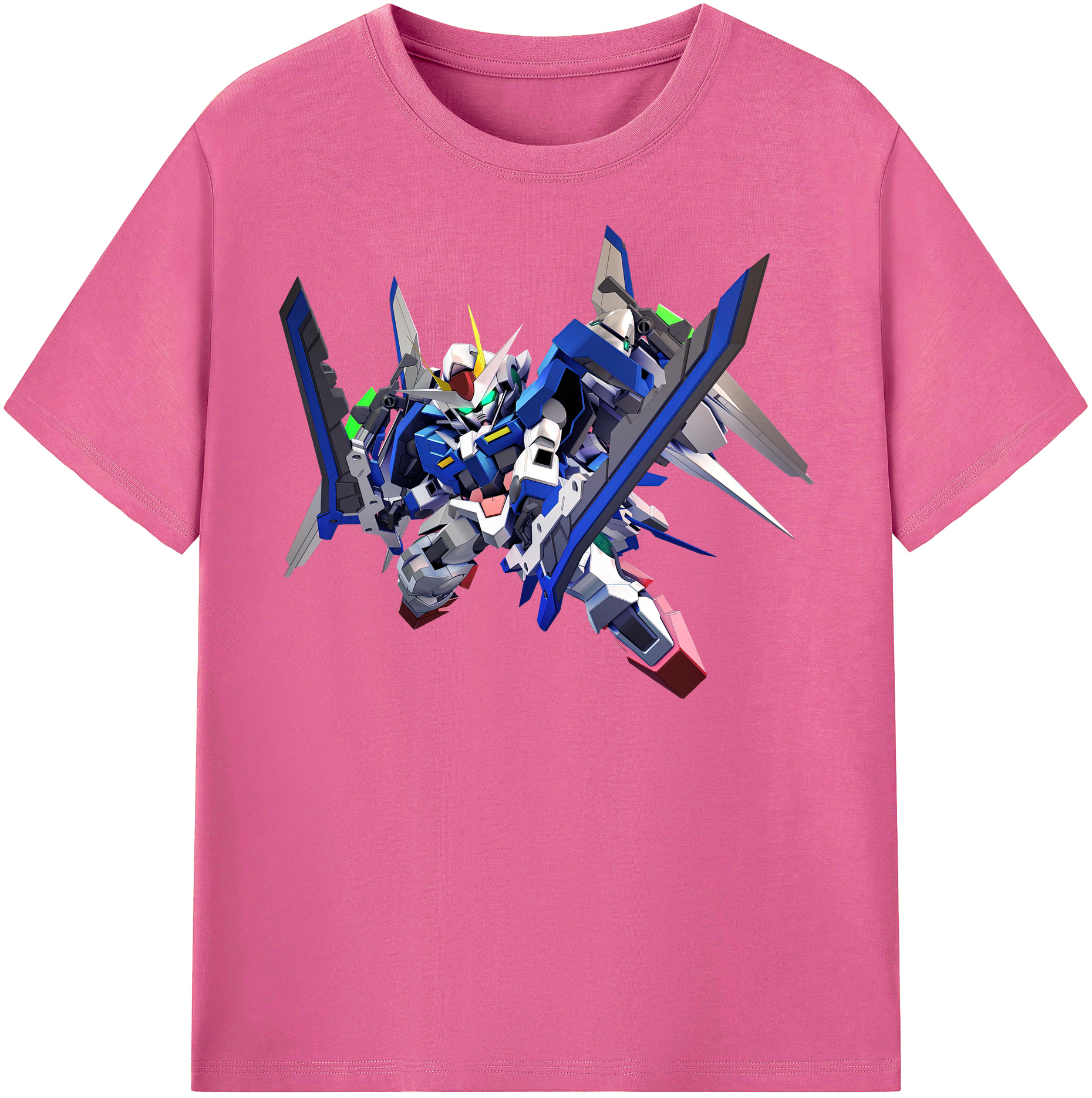 （画像用） 機動戦士ガンダム Mobile Suit Gundam レディースカジュアルプリントTシャツ（綿100％）