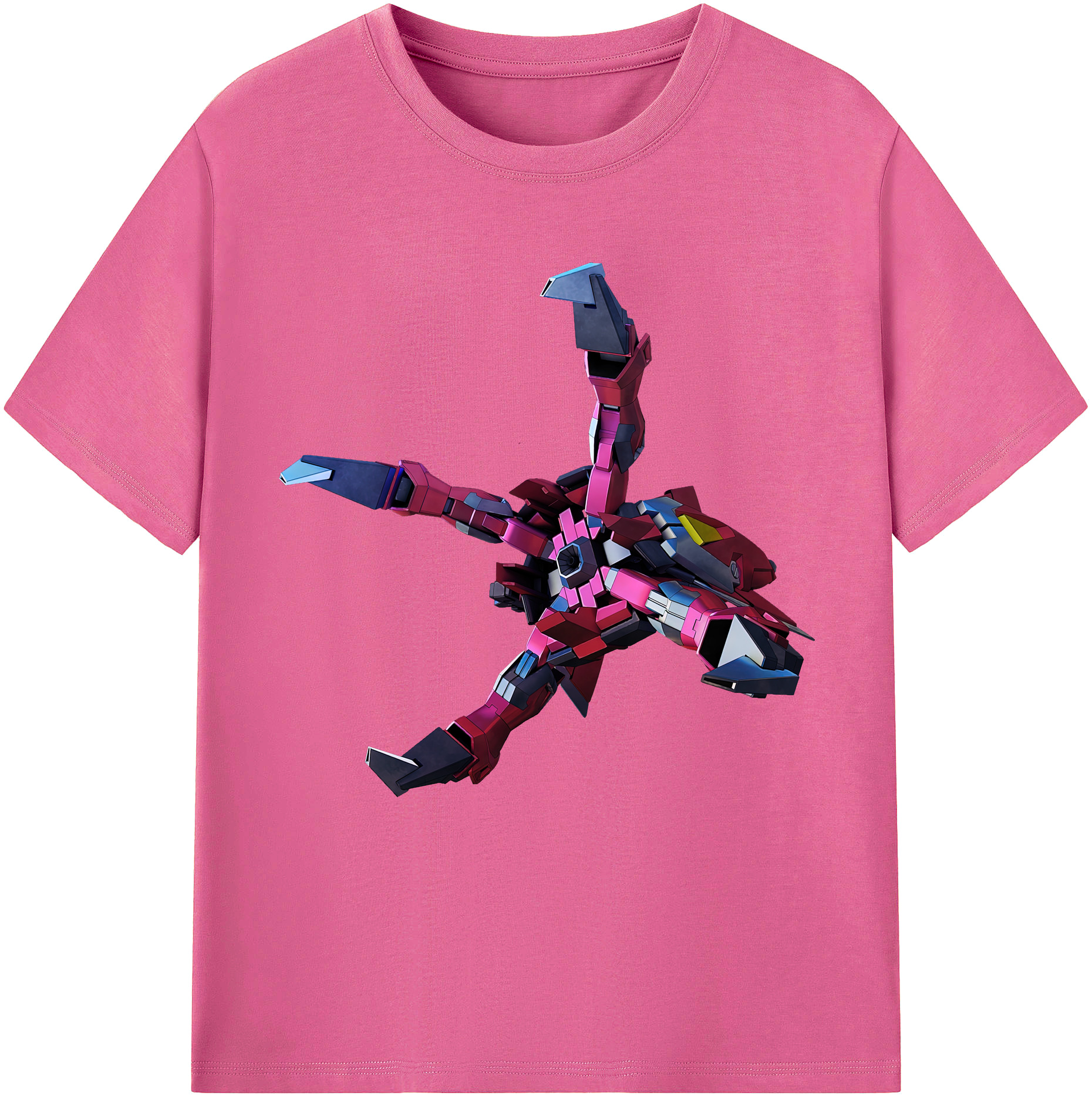 （画像用） 機動戦士ガンダム Mobile Suit Gundam レディースカジュアルプリントTシャツ（綿100％）