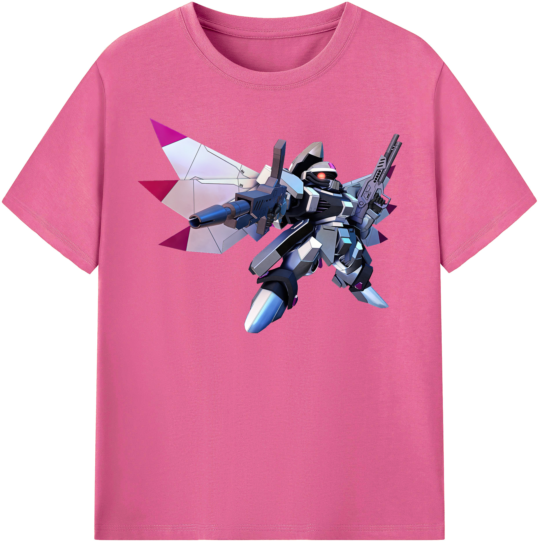 （画像用） 機動戦士ガンダム Mobile Suit Gundam レディースカジュアルプリントTシャツ（綿100％）
