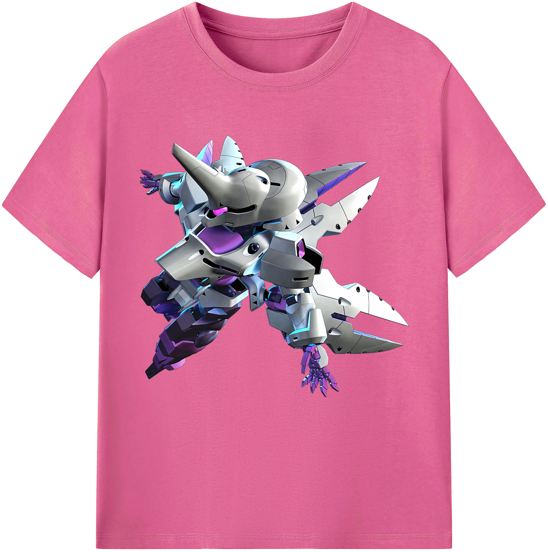 （画像用） 機動戦士ガンダム Mobile Suit Gundam レディースカジュアルプリントTシャツ（綿100％）