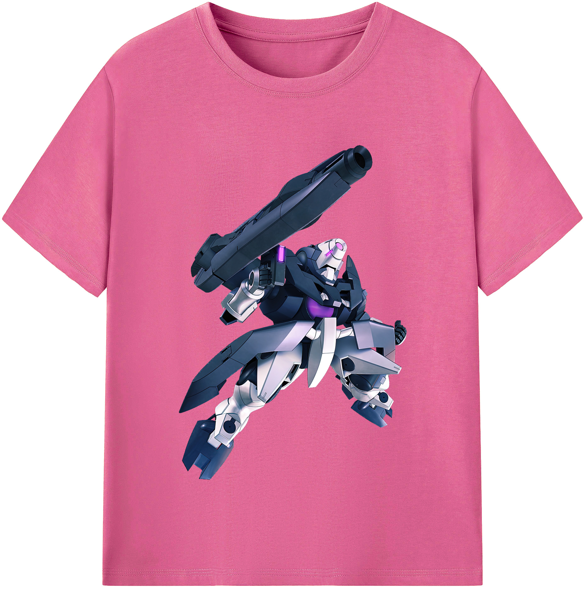 （画像用） 機動戦士ガンダム Mobile Suit Gundam レディースカジュアルプリントTシャツ（綿100％）