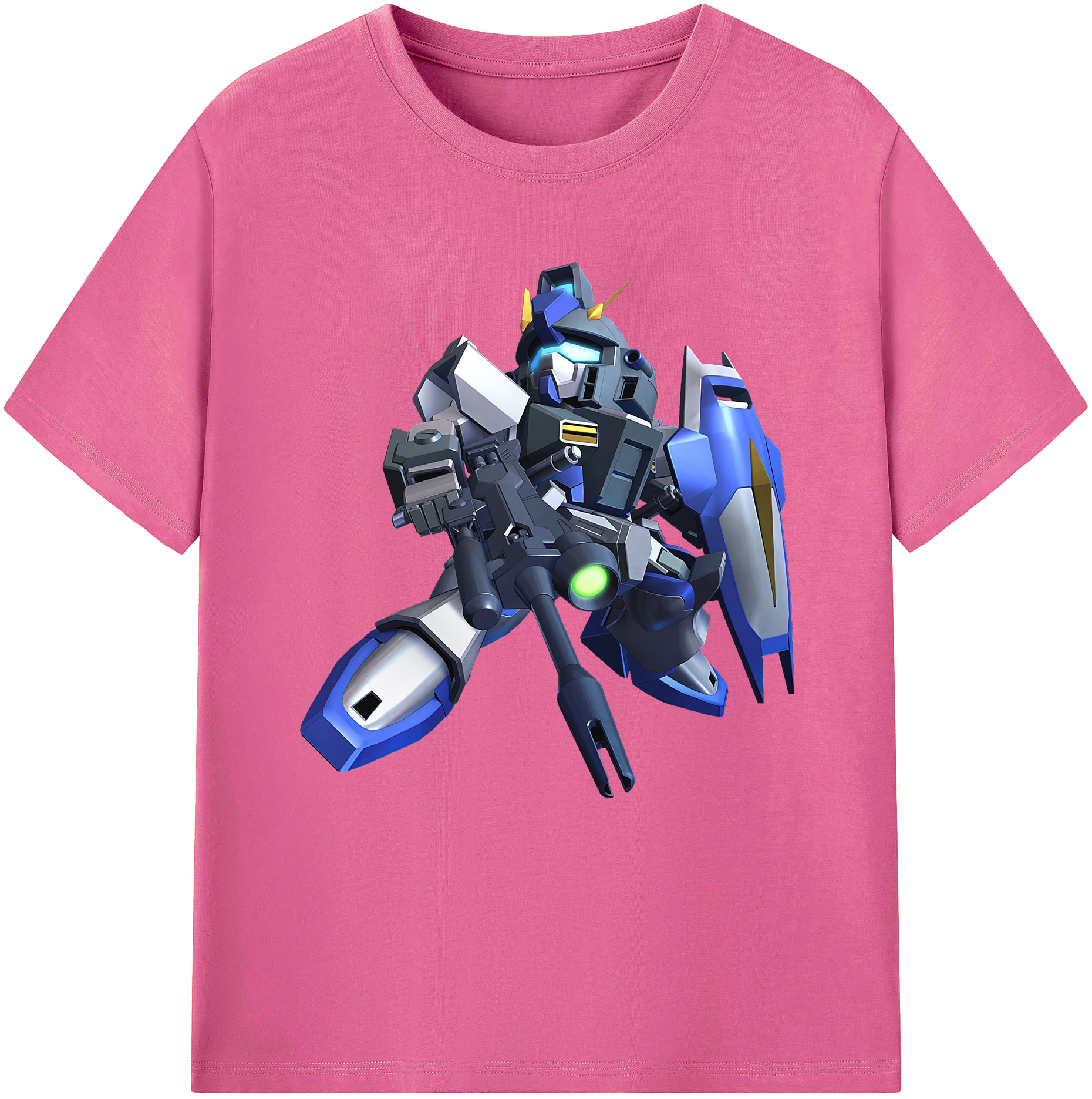 （画像用） 機動戦士ガンダム Mobile Suit Gundam レディースカジュアルプリントTシャツ（綿100％）