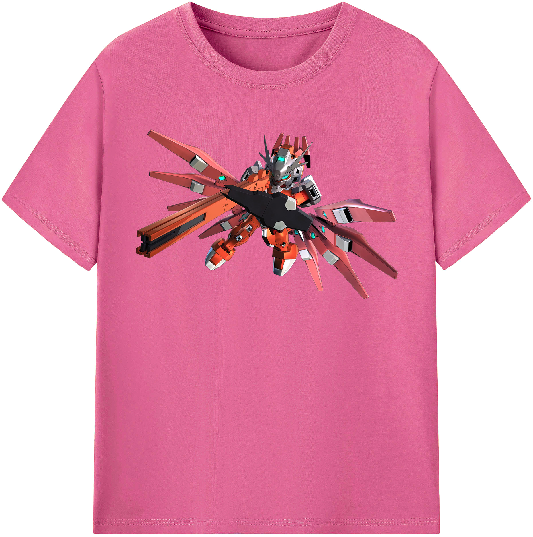 （画像用） 機動戦士ガンダム Mobile Suit Gundam レディースカジュアルプリントTシャツ（綿100％）