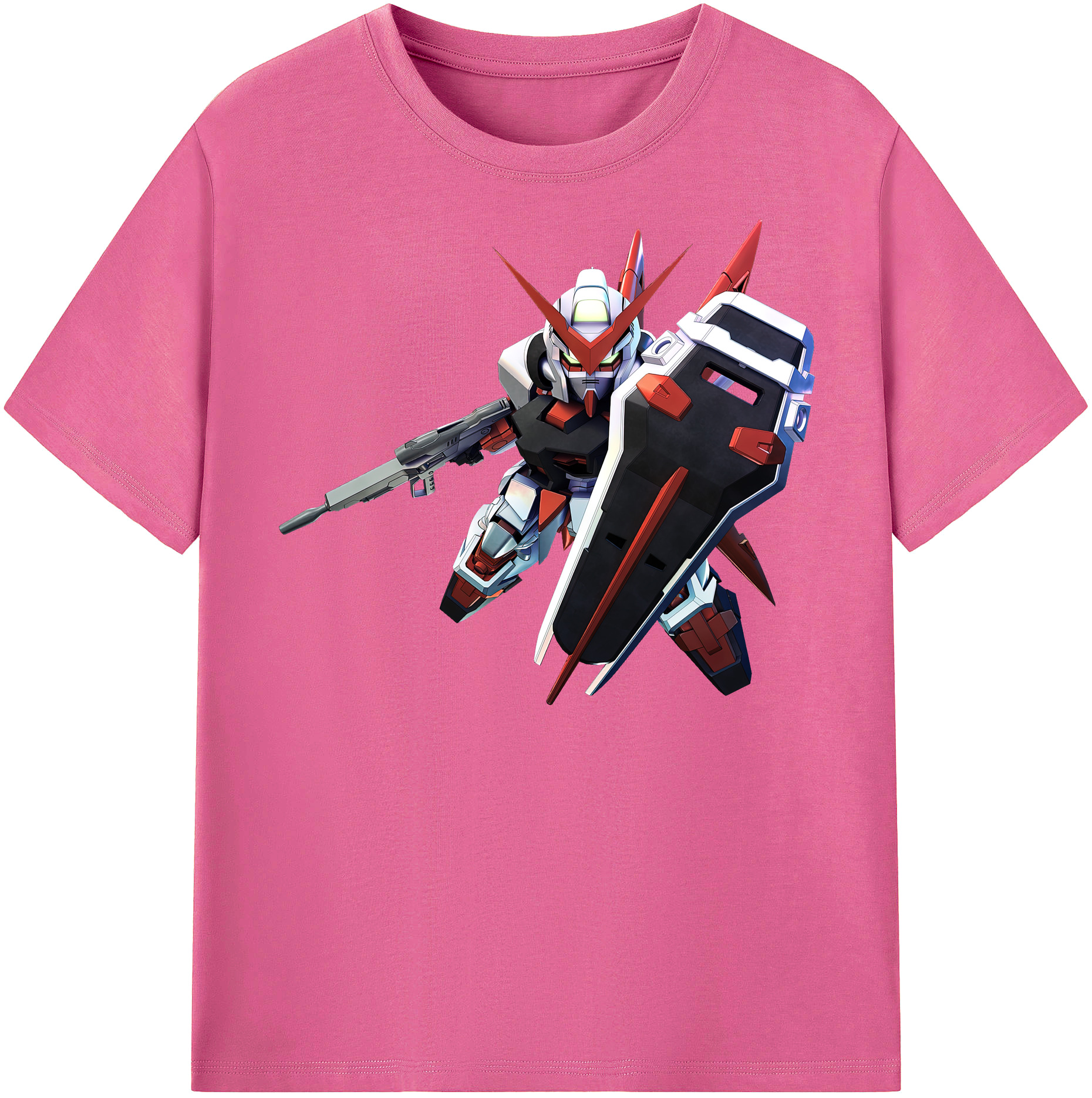 （画像用） 機動戦士ガンダム Mobile Suit Gundam レディースカジュアルプリントTシャツ（綿100％）