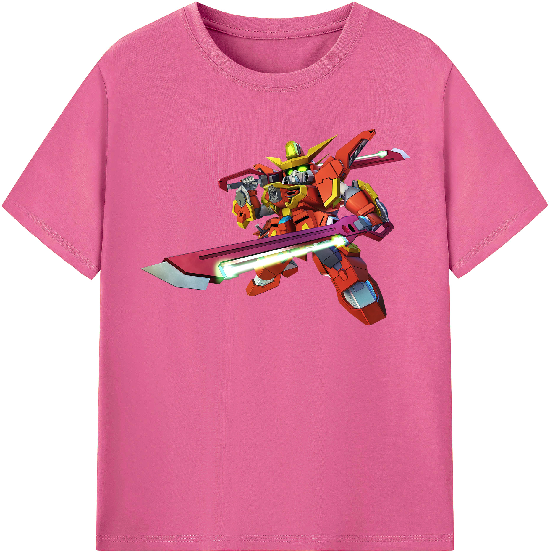 （画像用） 機動戦士ガンダム Mobile Suit Gundam レディースカジュアルプリントTシャツ（綿100％）