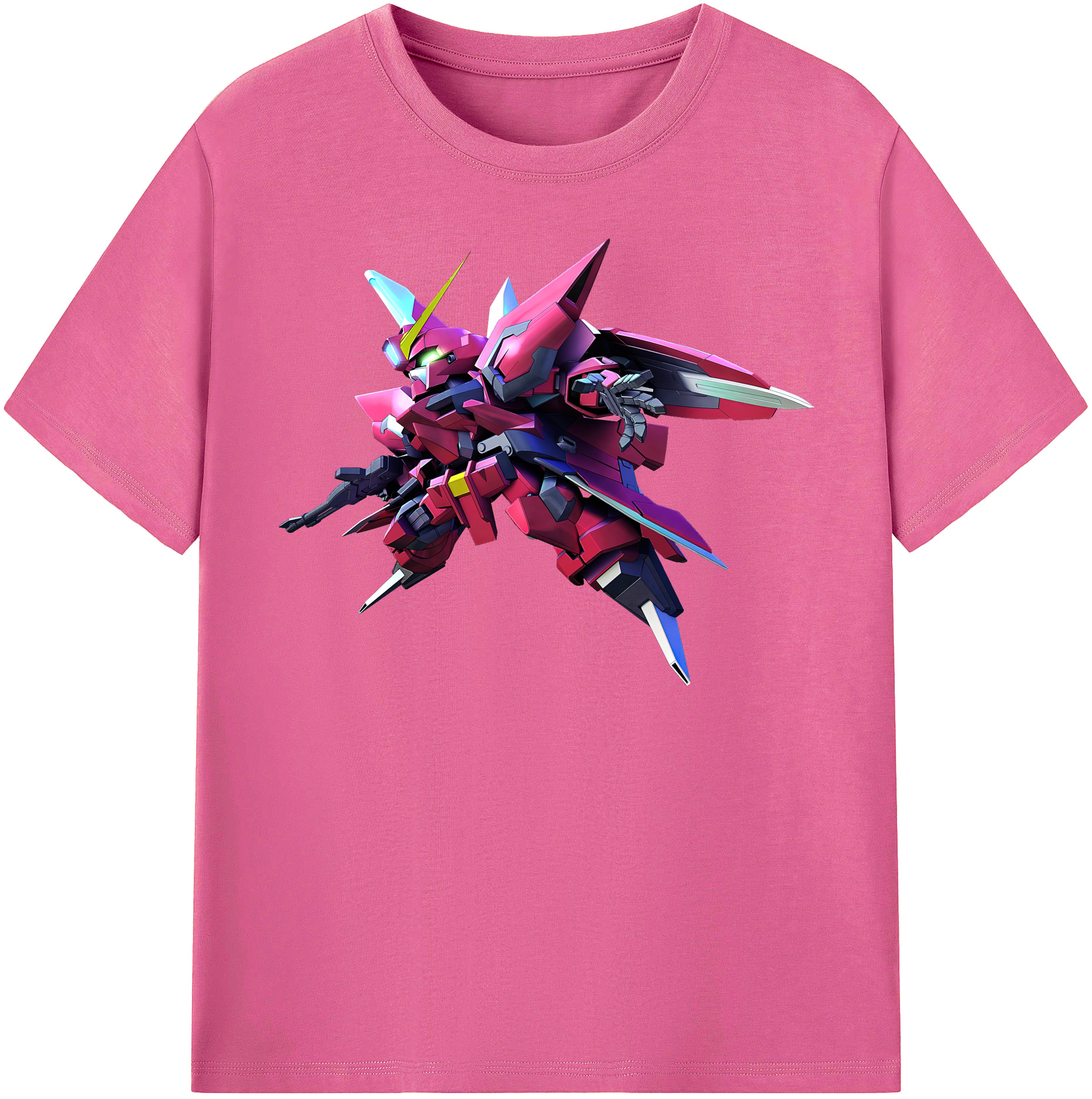 （画像用） 機動戦士ガンダム Mobile Suit Gundam レディースカジュアルプリントTシャツ（綿100％）