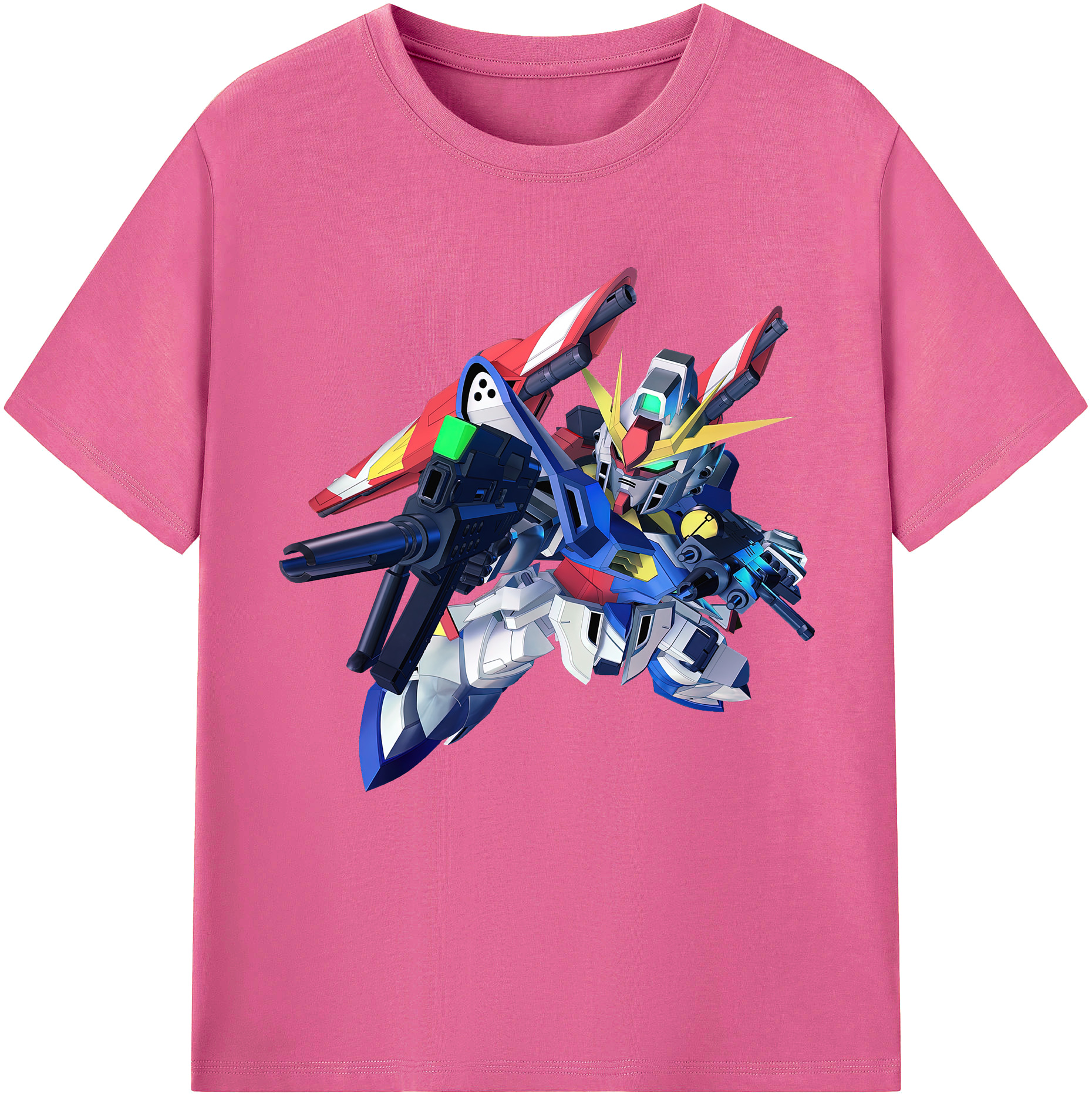（画像用） 機動戦士ガンダム Mobile Suit Gundam レディースカジュアルプリントTシャツ（綿100％）