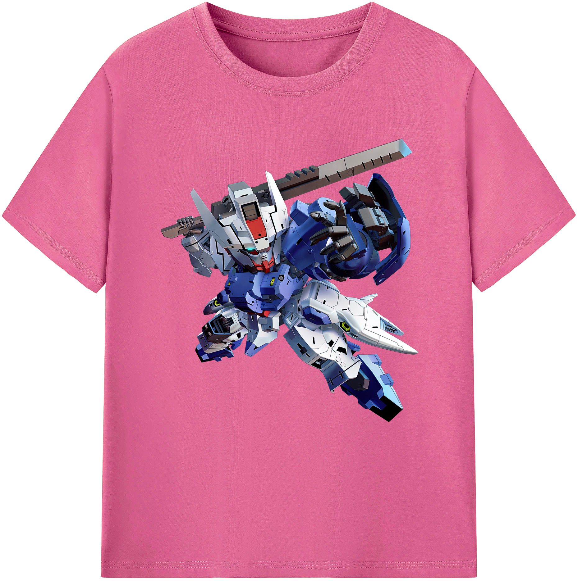 （画像用） 機動戦士ガンダム Mobile Suit Gundam レディースカジュアルプリントTシャツ（綿100％）