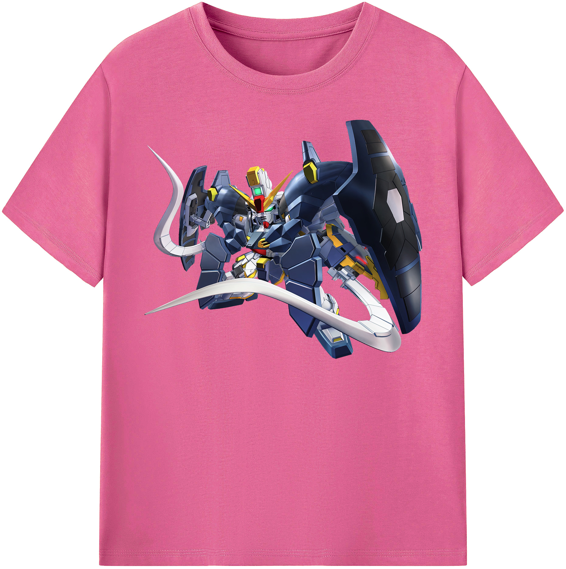 （画像用） 機動戦士ガンダム Mobile Suit Gundam レディースカジュアルプリントTシャツ（綿100％）
