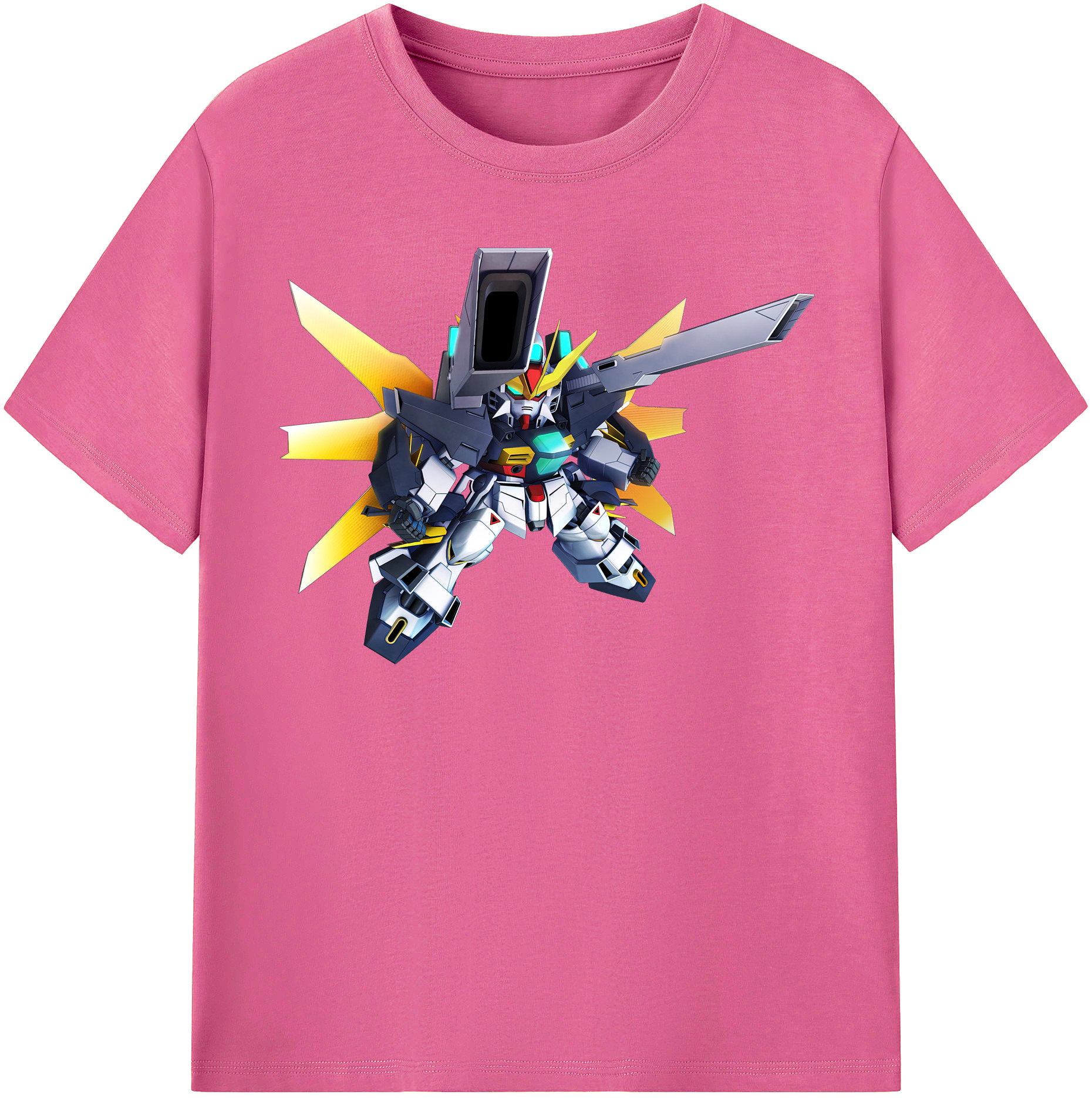（画像用） 機動戦士ガンダム Mobile Suit Gundam レディースカジュアルプリントTシャツ（綿100％）