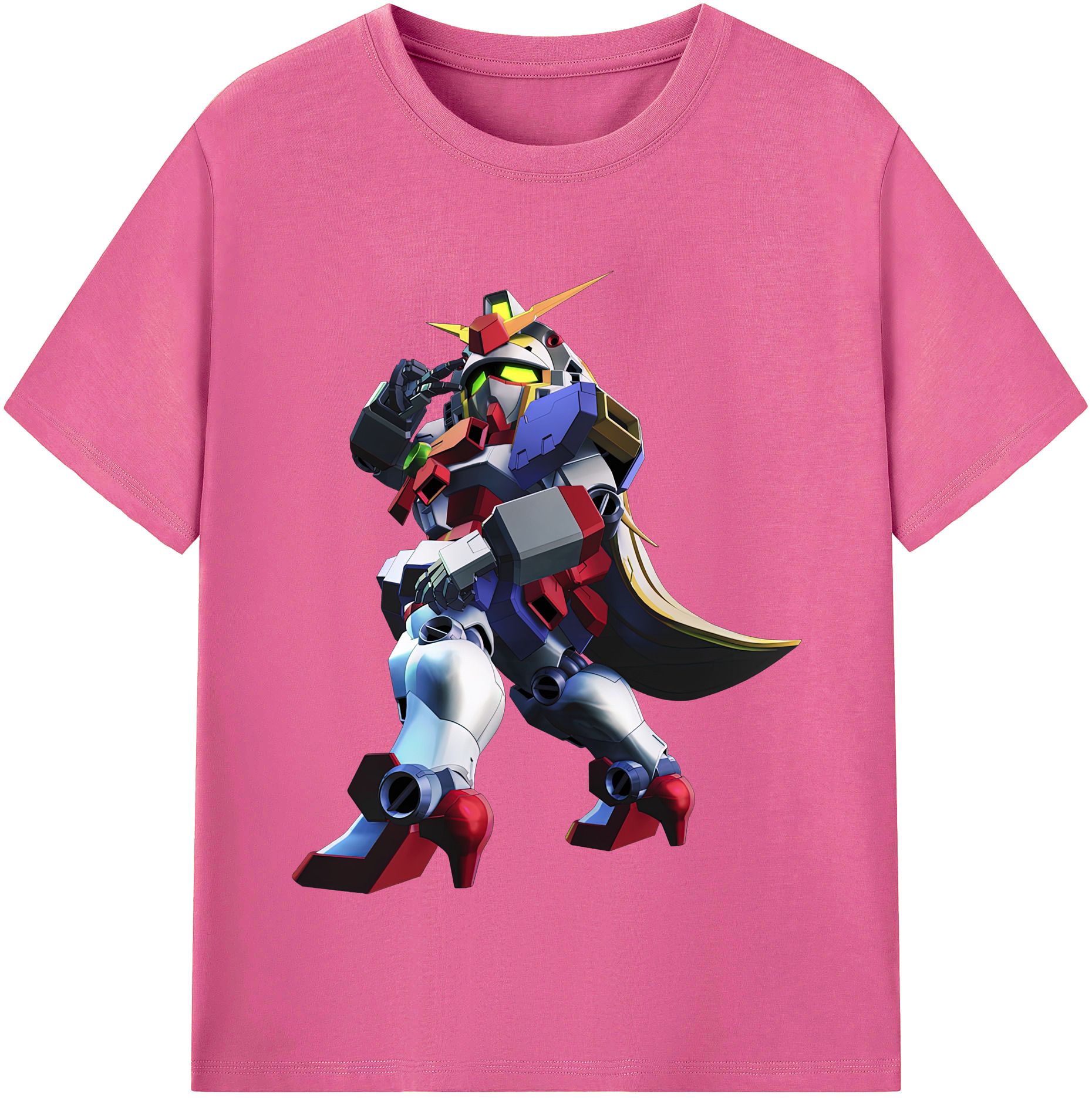 （画像用） 機動戦士ガンダム Mobile Suit Gundam レディースカジュアルプリントTシャツ（綿100％）