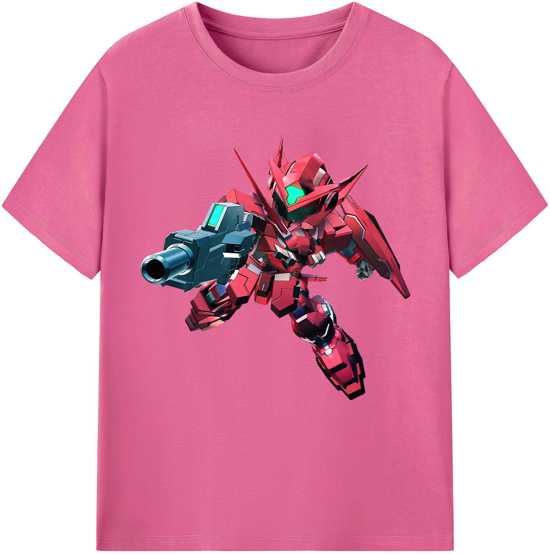 （画像用） 機動戦士ガンダム Mobile Suit Gundam レディースカジュアルプリントTシャツ（綿100％）