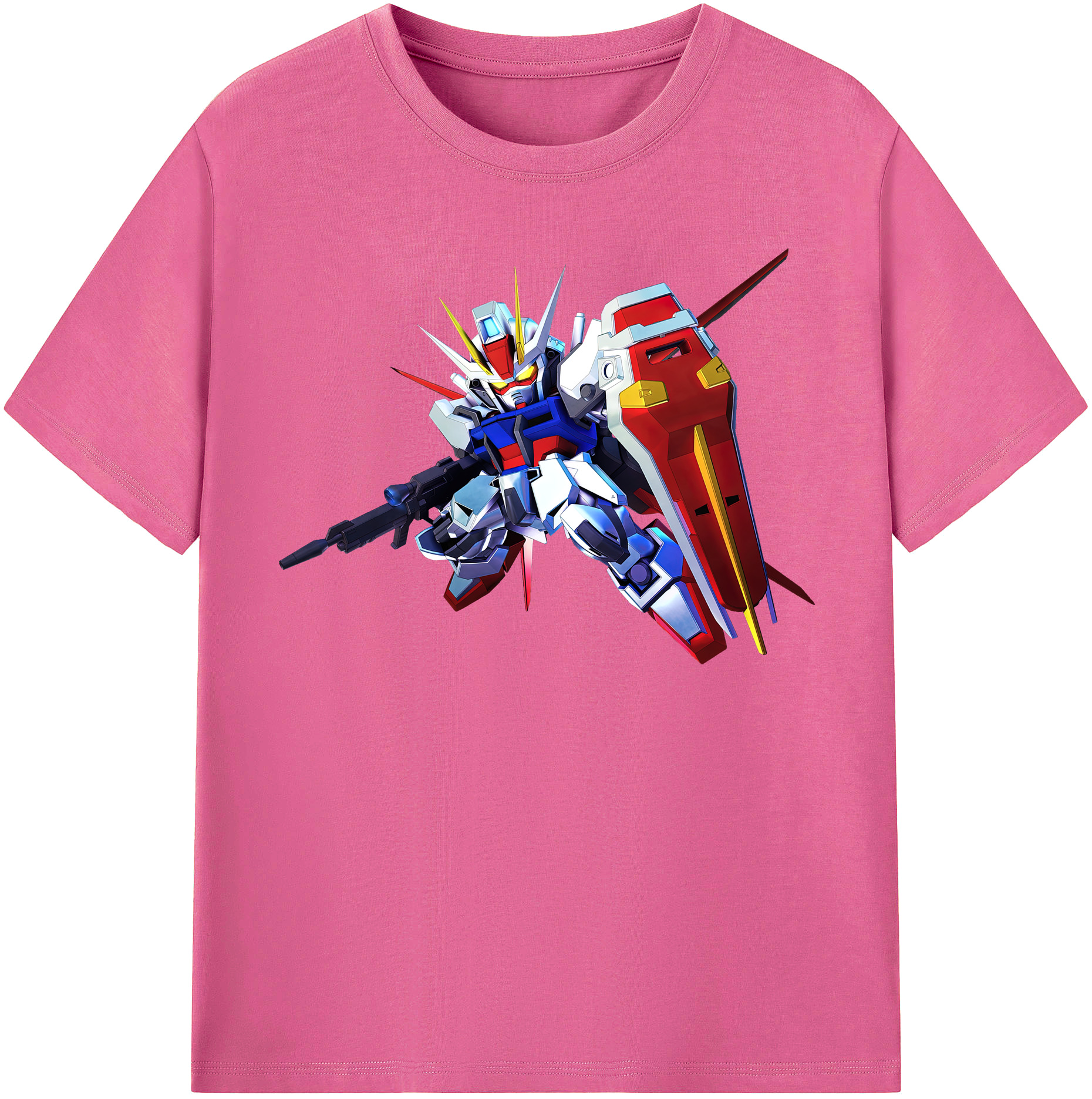 （画像用） 機動戦士ガンダム Mobile Suit Gundam レディースカジュアルプリントTシャツ（綿100％）