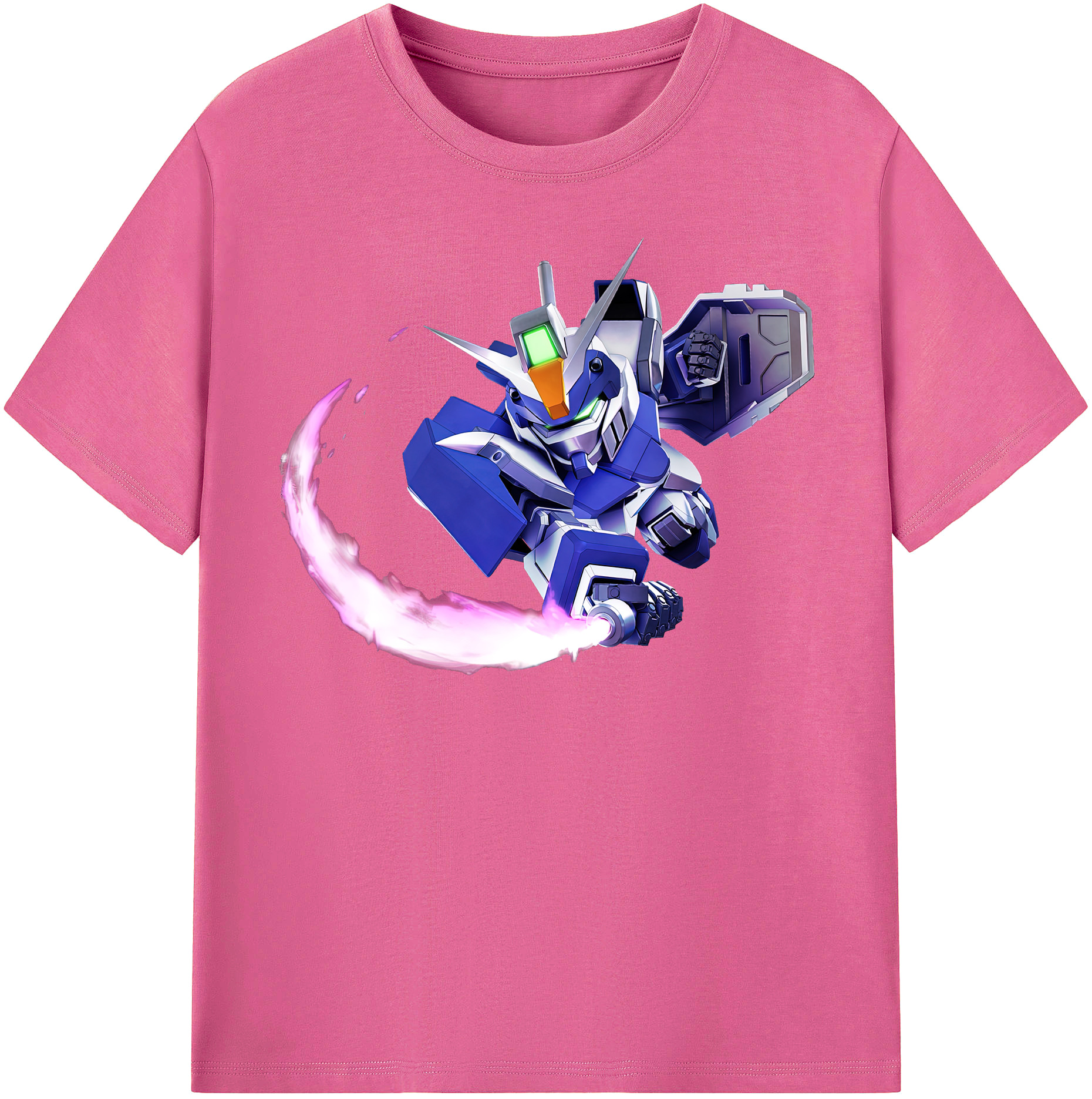 （画像用） 機動戦士ガンダム Mobile Suit Gundam レディースカジュアルプリントTシャツ（綿100％）
