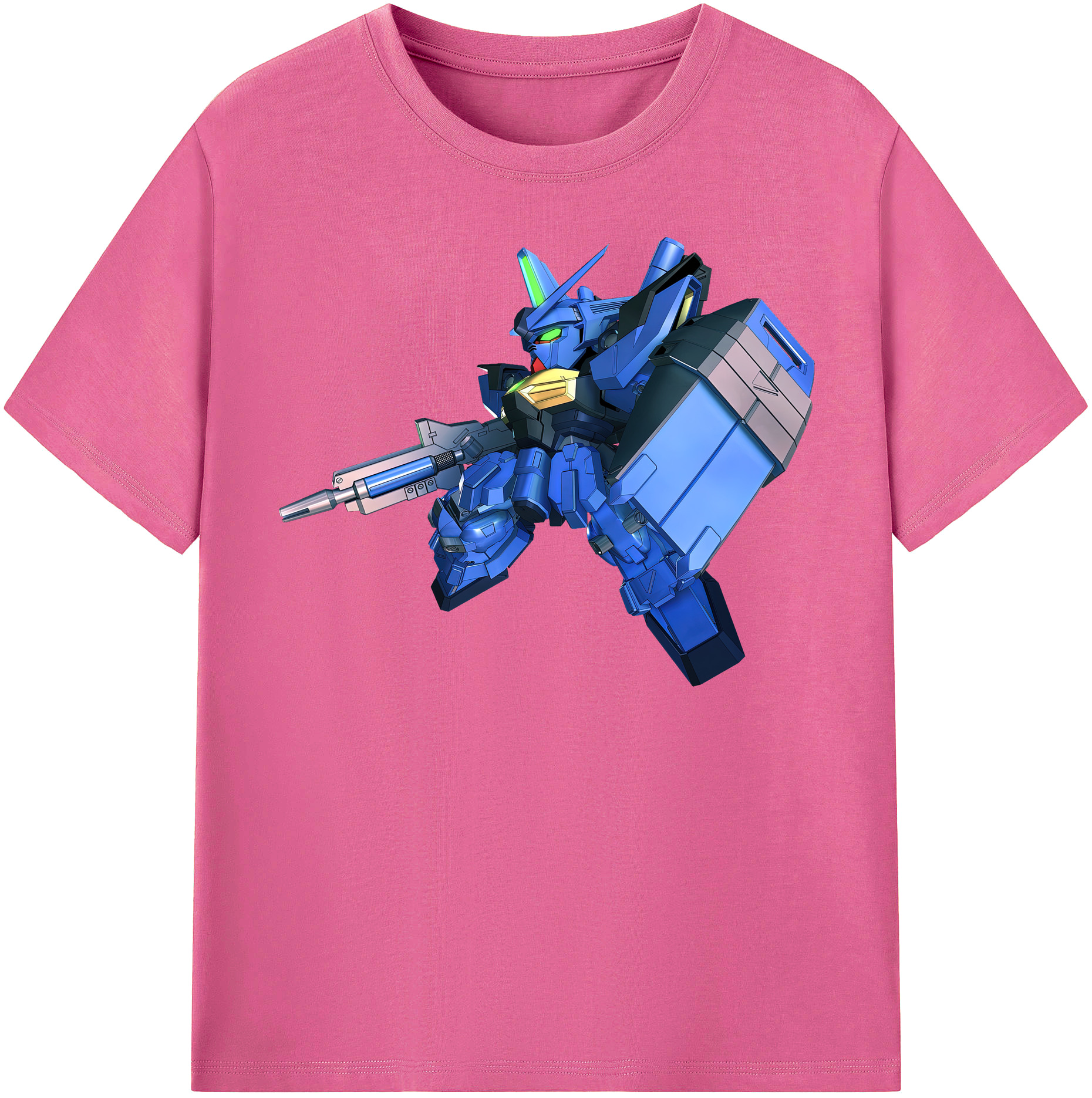 （画像用） 機動戦士ガンダム Mobile Suit Gundam レディースカジュアルプリントTシャツ（綿100％）