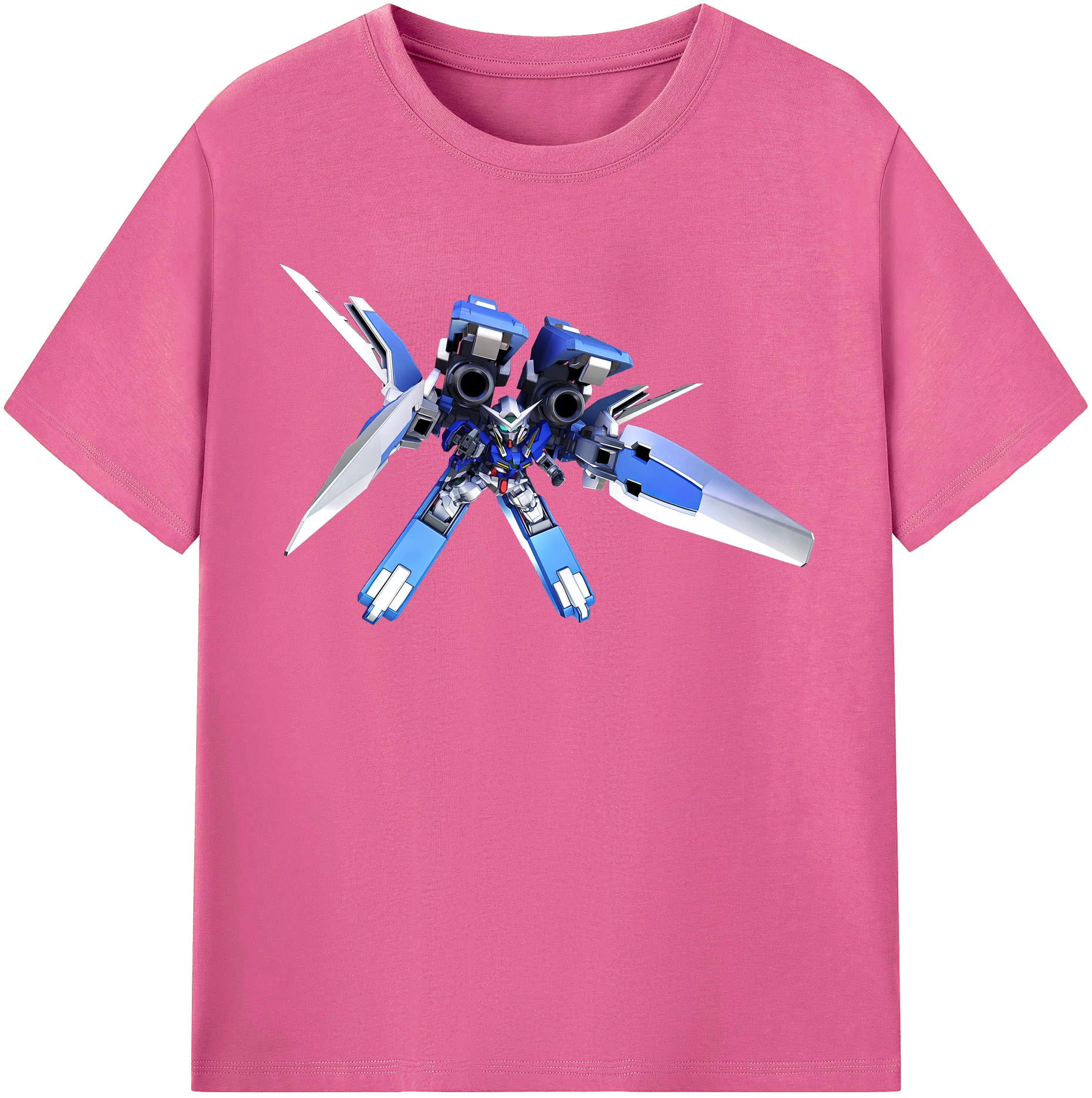 （画像用） 機動戦士ガンダム Mobile Suit Gundam レディースカジュアルプリントTシャツ（綿100％）