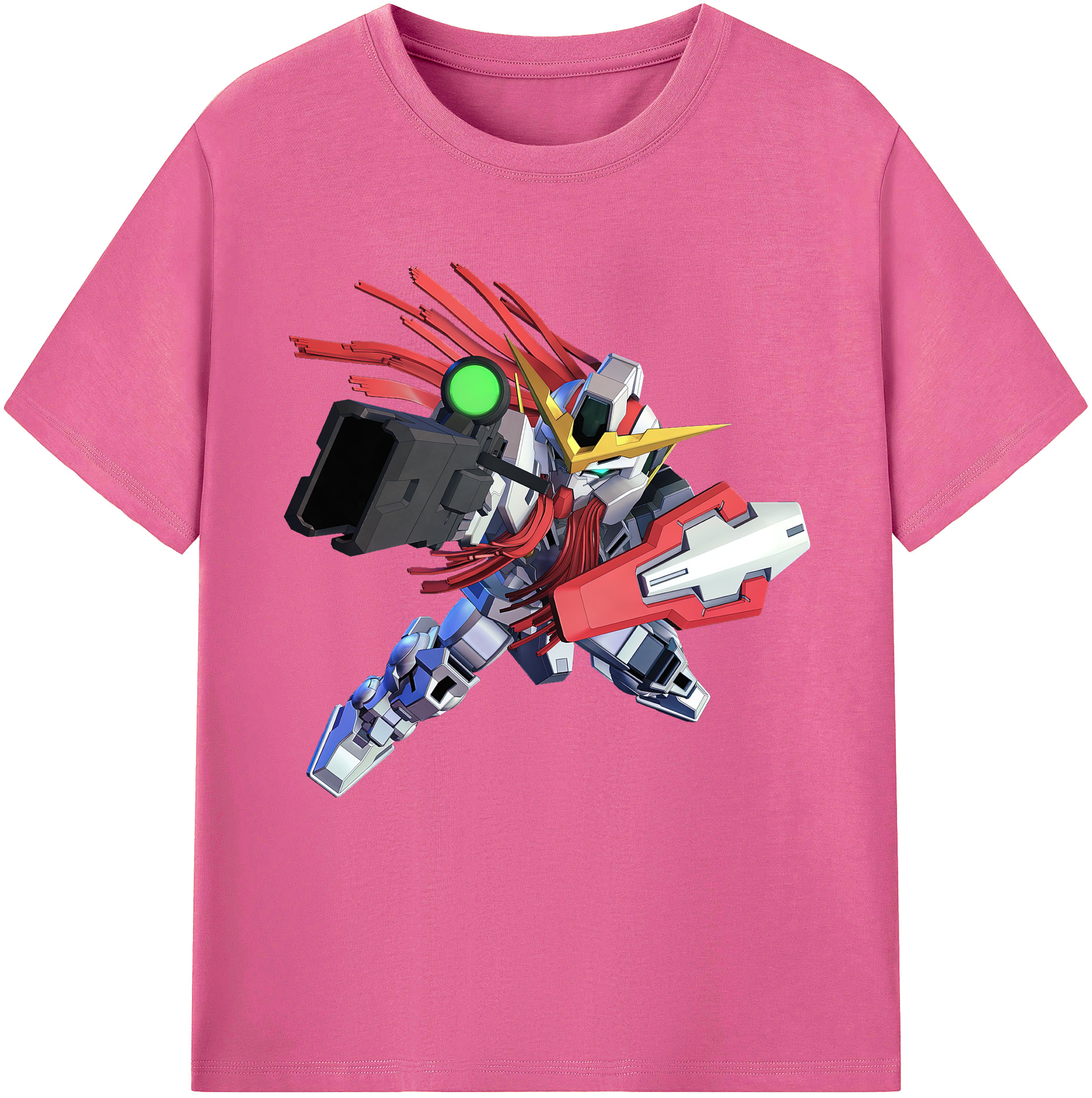 （画像用） 機動戦士ガンダム Mobile Suit Gundam レディースカジュアルプリントTシャツ（綿100％）