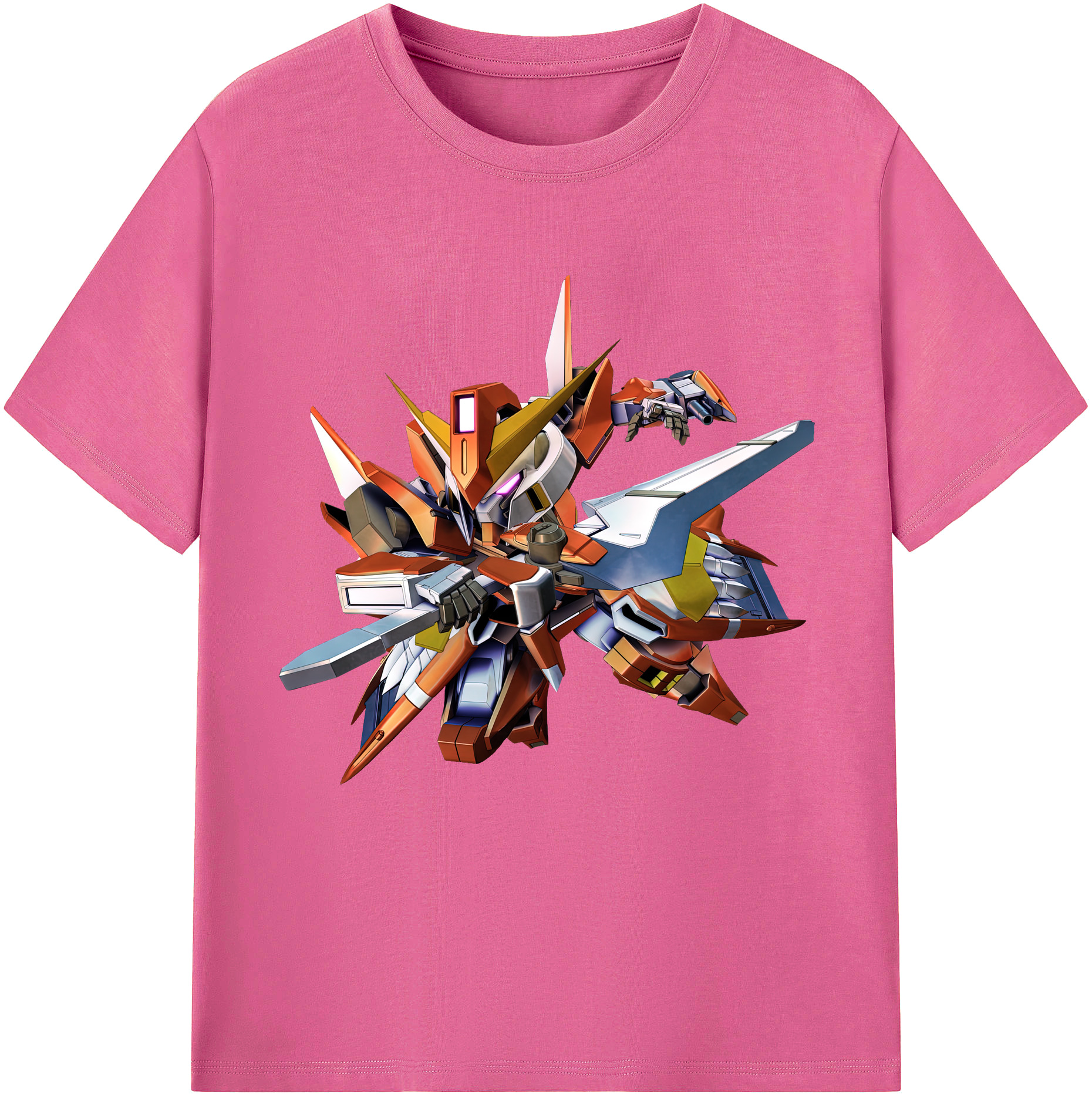 （画像用） 機動戦士ガンダム Mobile Suit Gundam レディースカジュアルプリントTシャツ（綿100％）