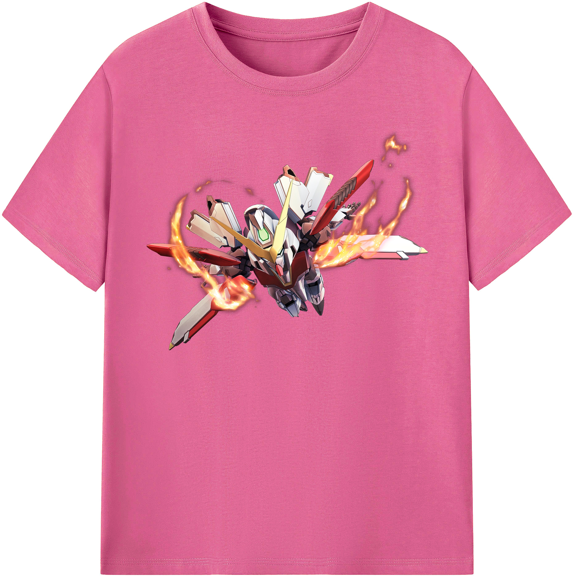 （画像用） 機動戦士ガンダム Mobile Suit Gundam レディースカジュアルプリントTシャツ（綿100％）