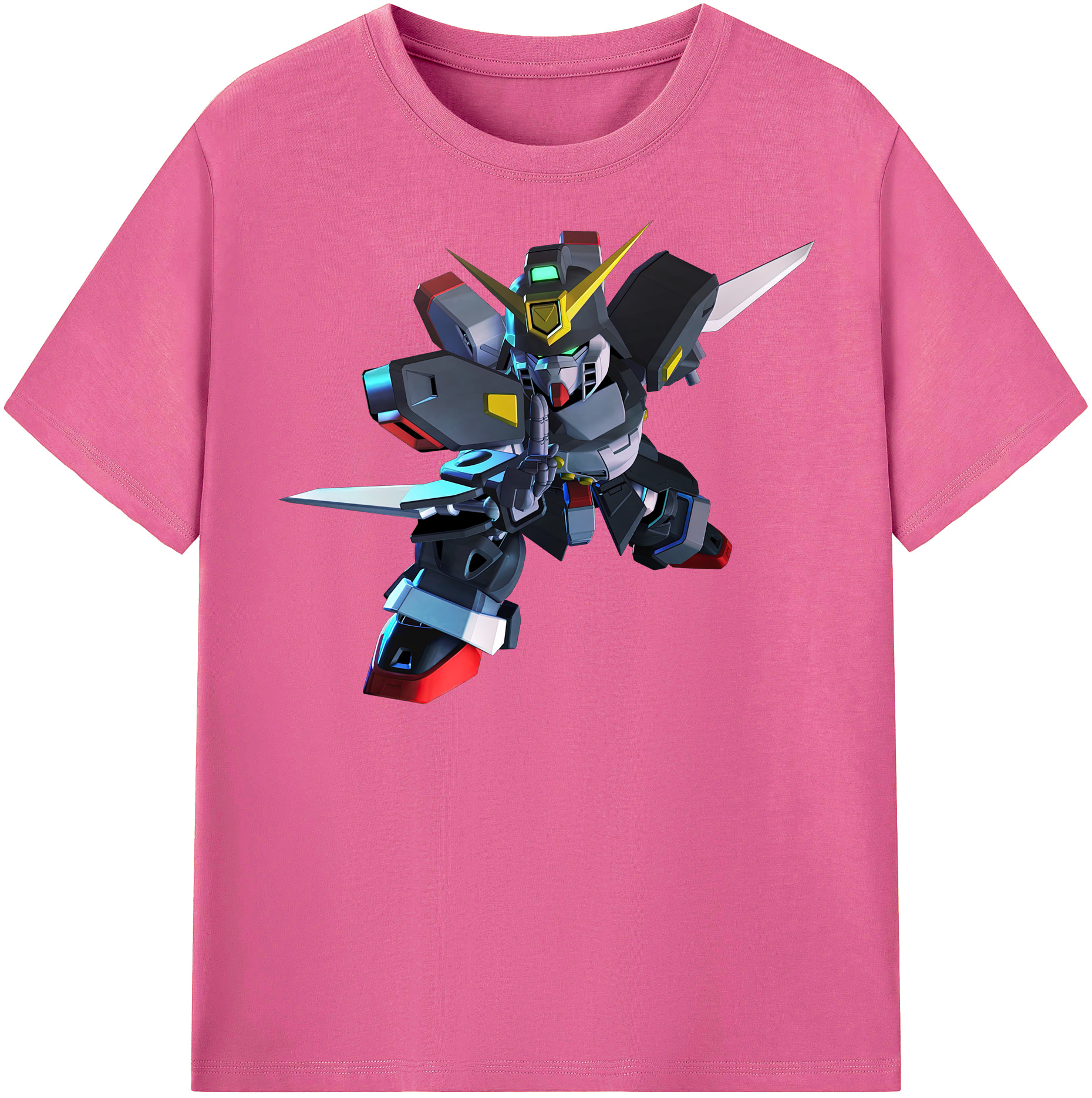 （画像用） 機動戦士ガンダム Mobile Suit Gundam レディースカジュアルプリントTシャツ（綿100％）