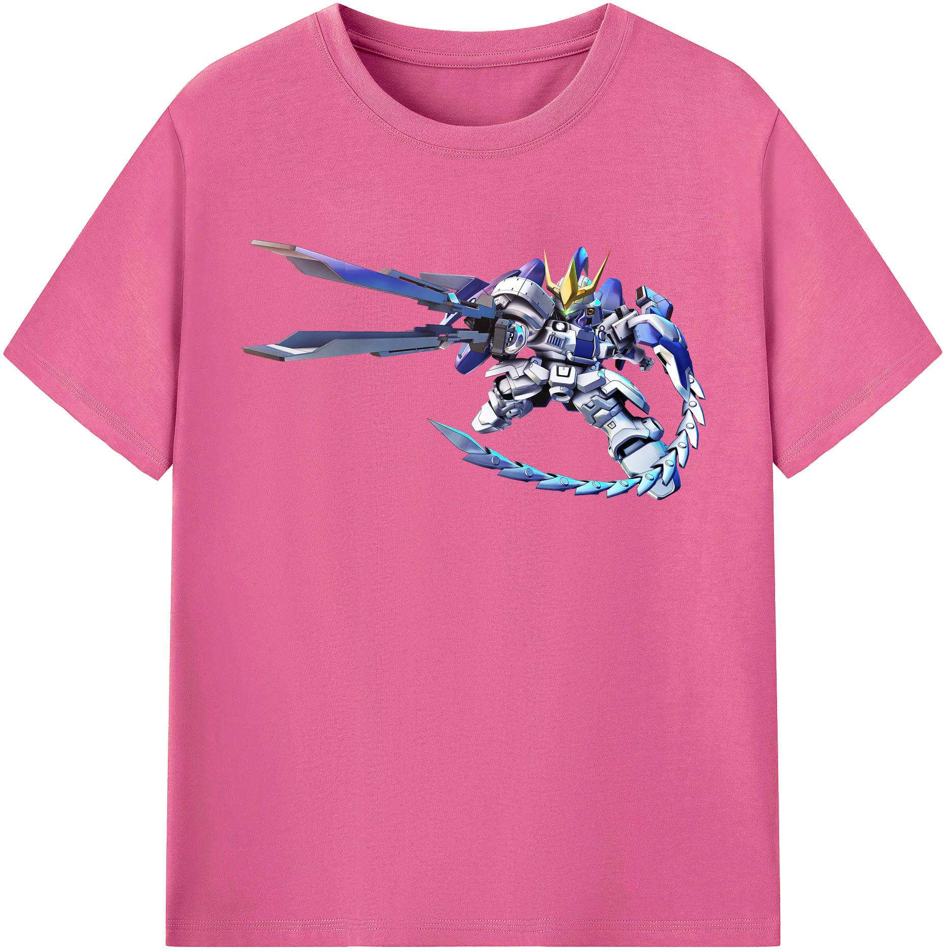 （画像用） 機動戦士ガンダム Mobile Suit Gundam レディースカジュアルプリントTシャツ（綿100％）