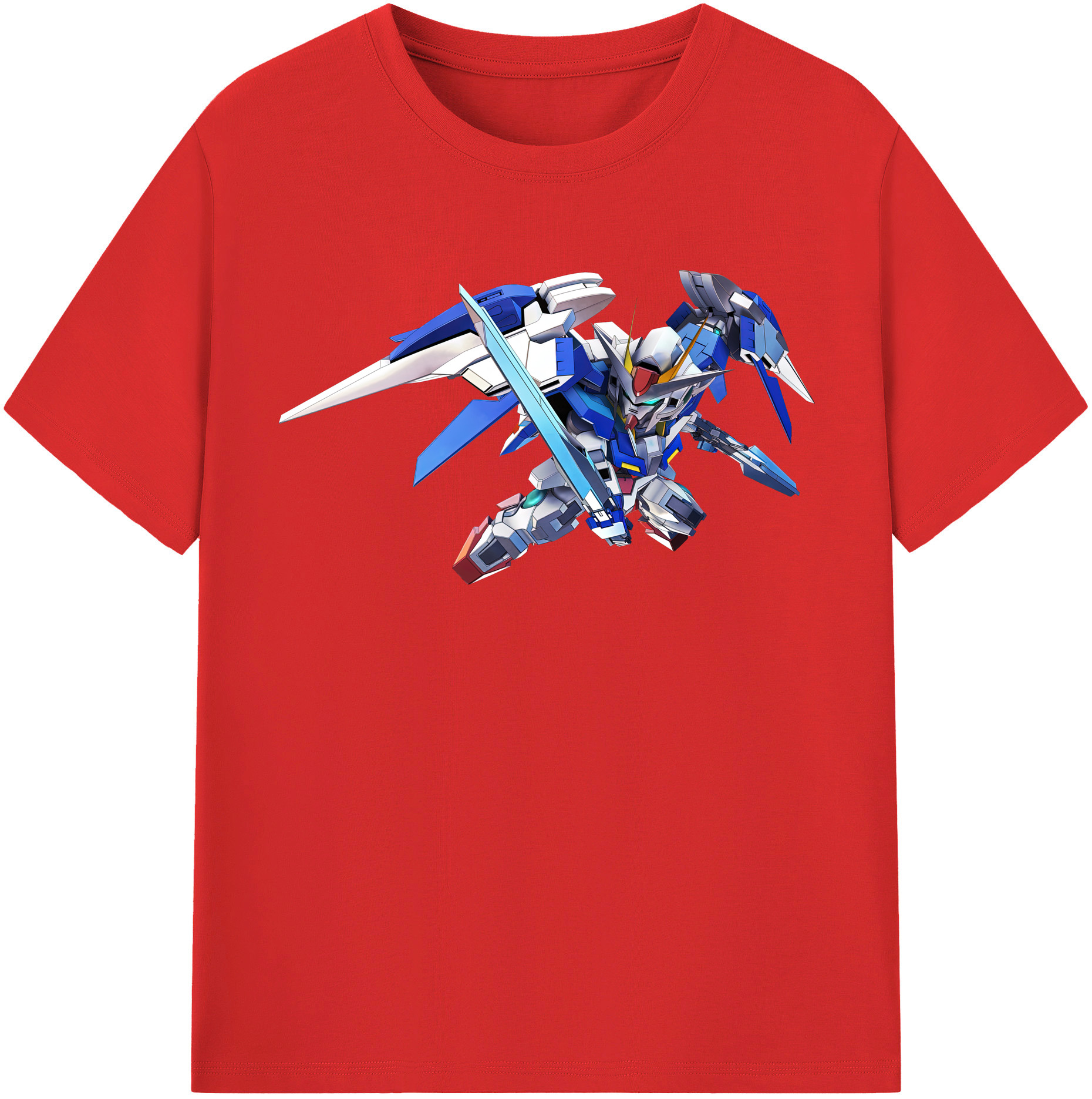 （画像用） 機動戦士ガンダム Mobile Suit Gundam レディースカジュアルプリントTシャツ（綿100％）