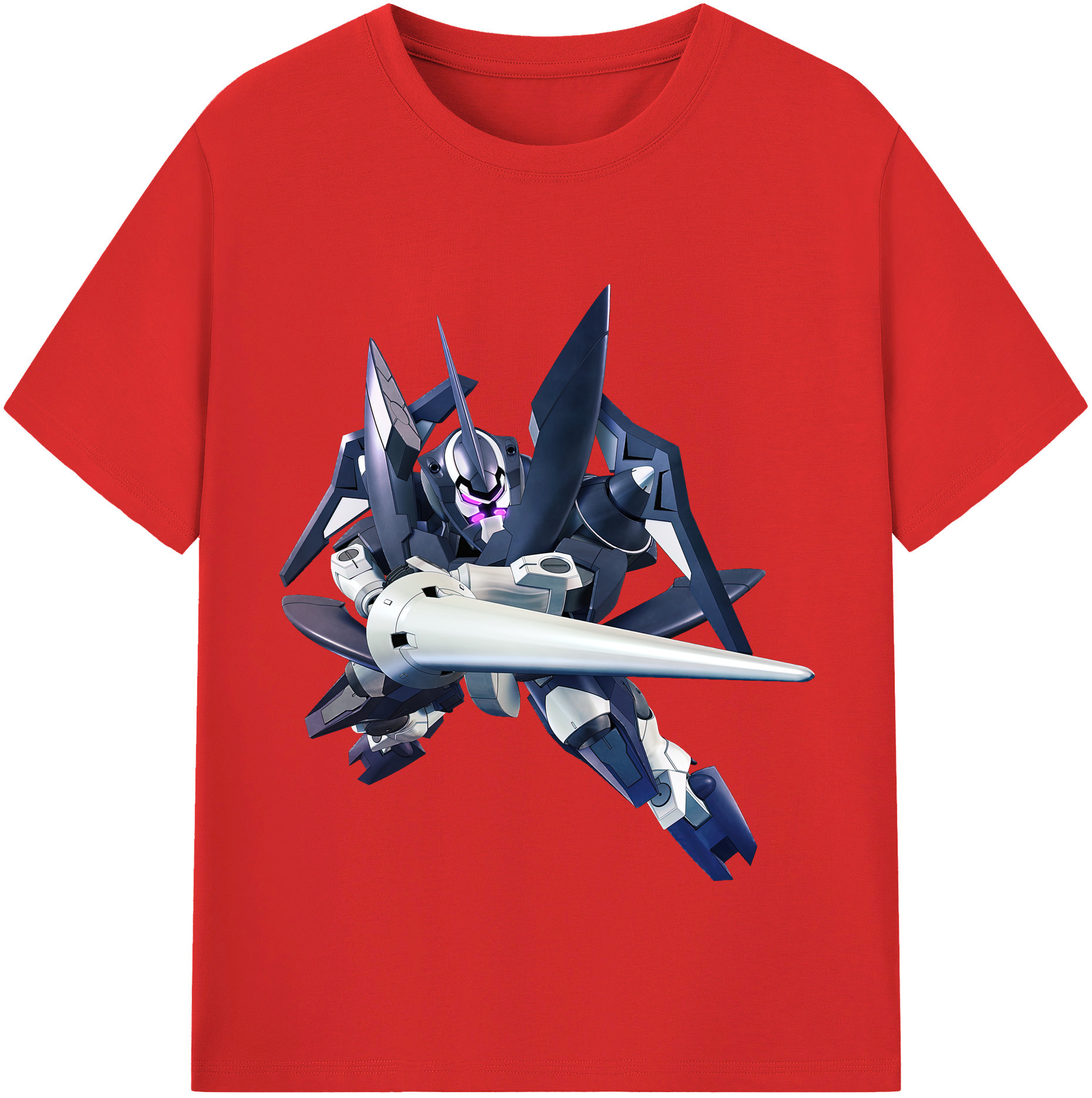 （画像用） 機動戦士ガンダム Mobile Suit Gundam レディースカジュアルプリントTシャツ（綿100％）