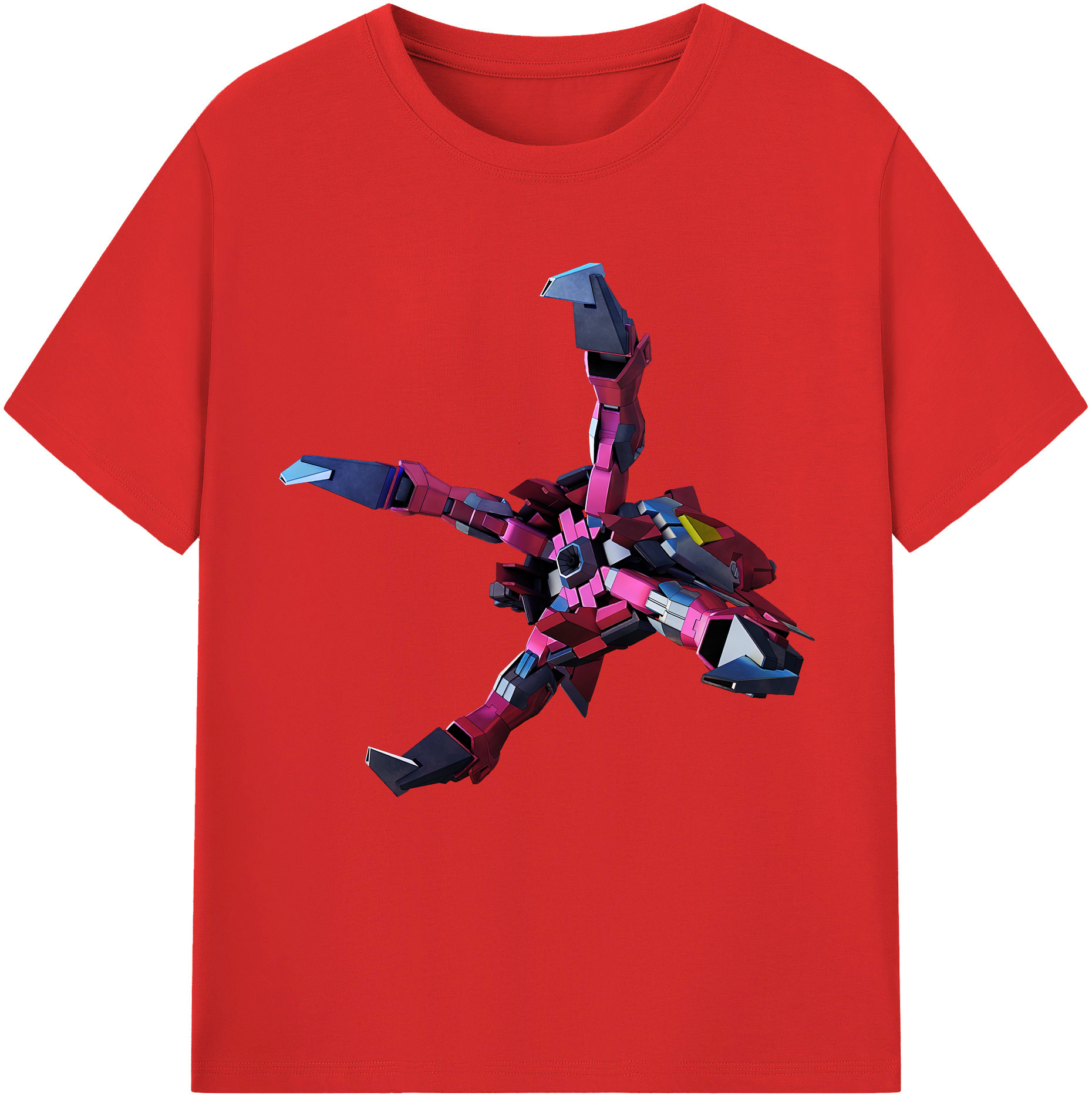 （画像用） 機動戦士ガンダム Mobile Suit Gundam レディースカジュアルプリントTシャツ（綿100％）