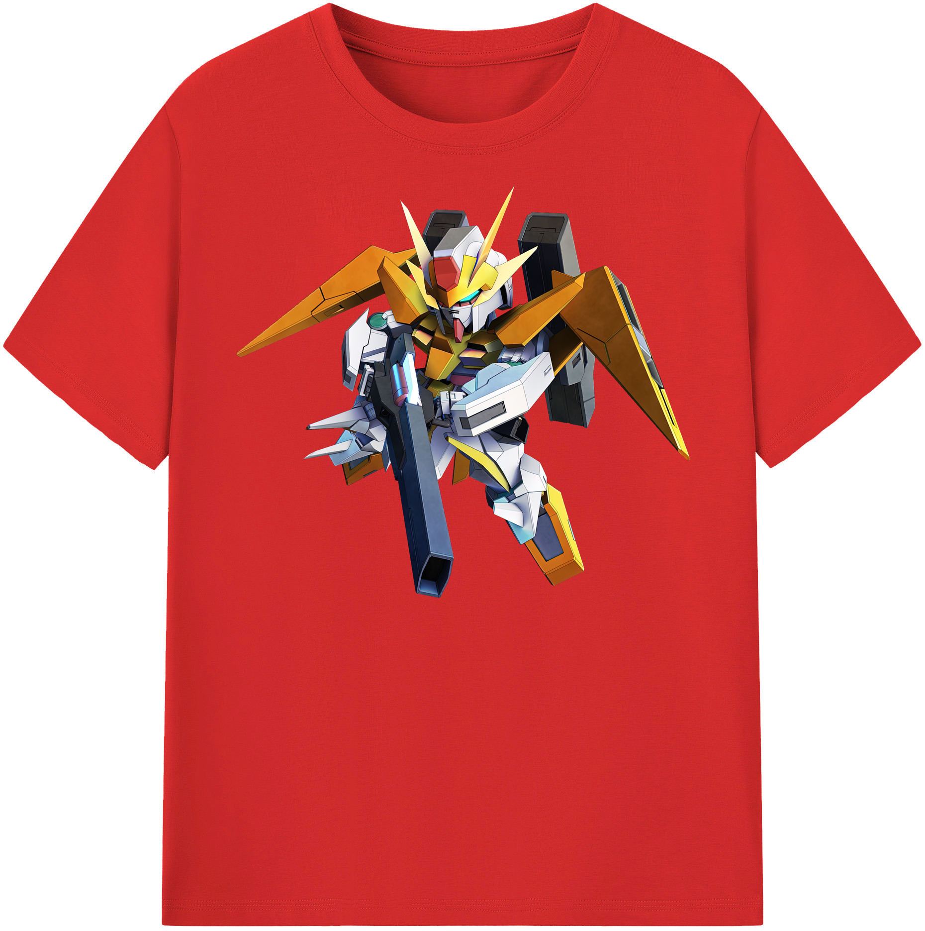 （画像用） 機動戦士ガンダム Mobile Suit Gundam レディースカジュアルプリントTシャツ（綿100％）